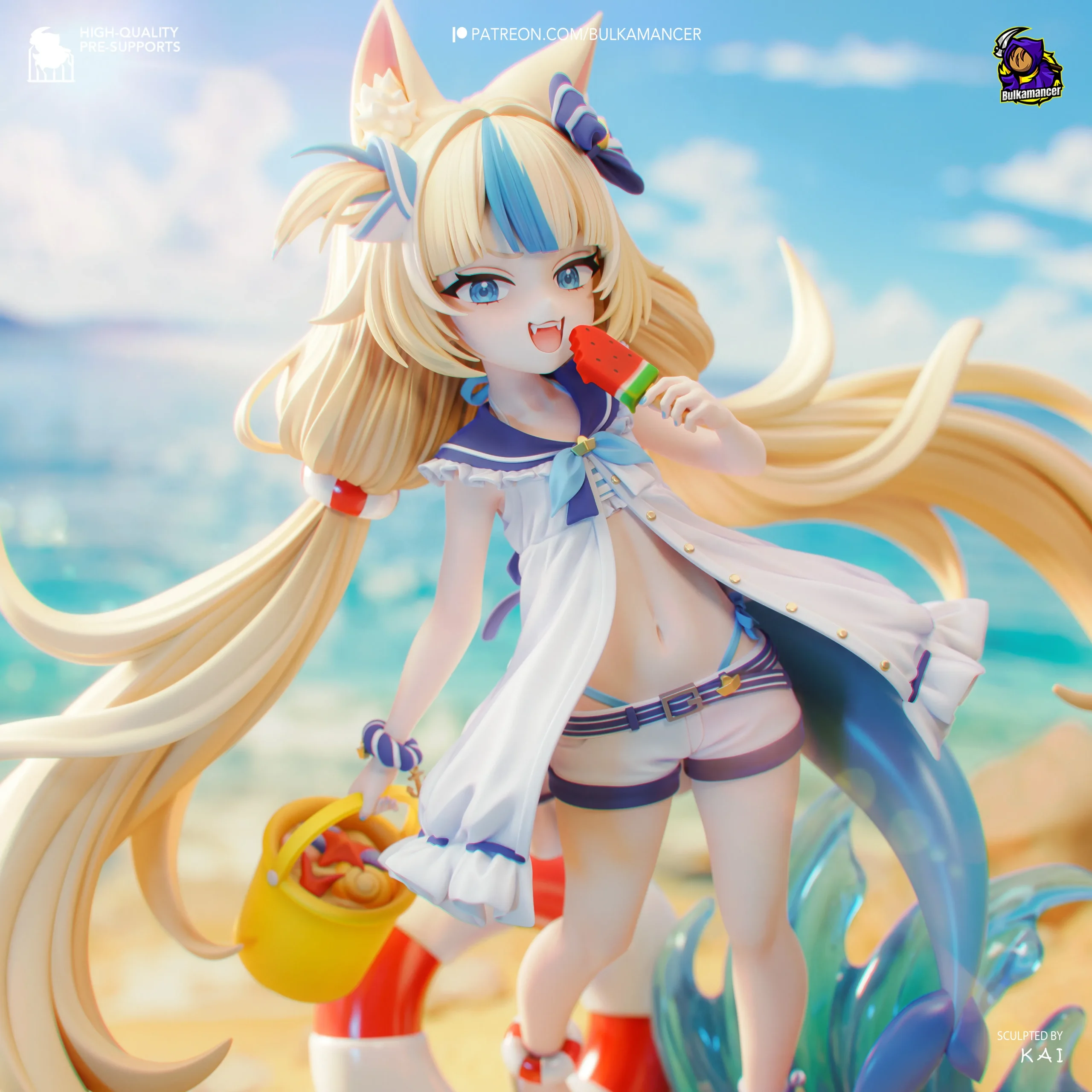 vtuber sameko saba figure