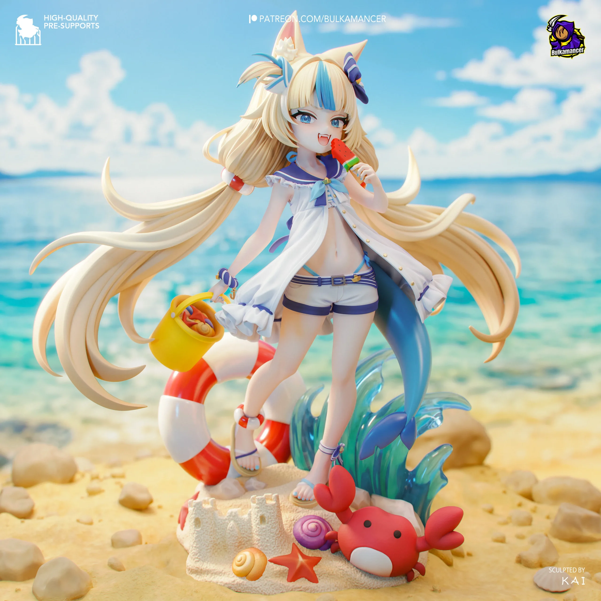vtuber sameko saba figure