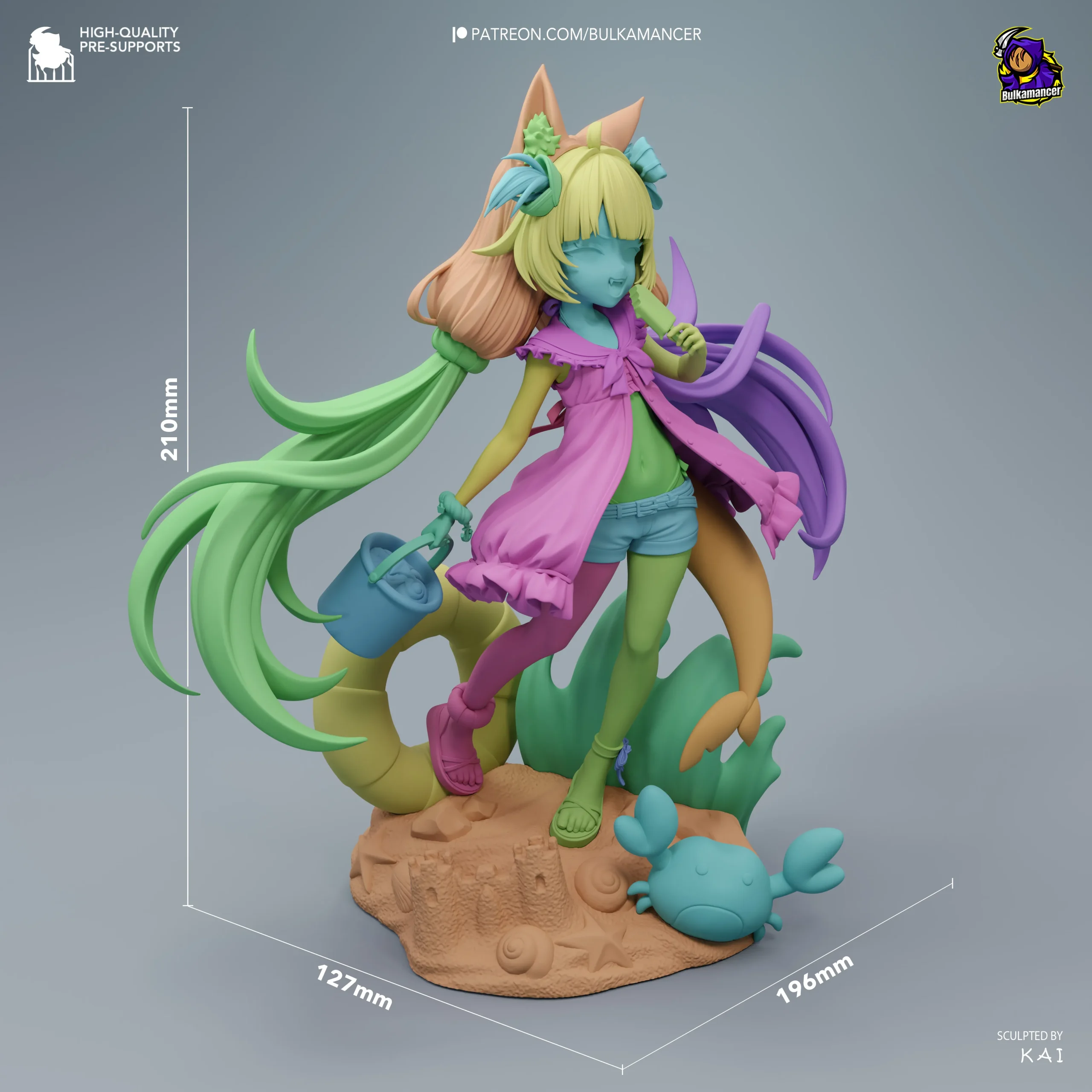 vtuber sameko saba figure