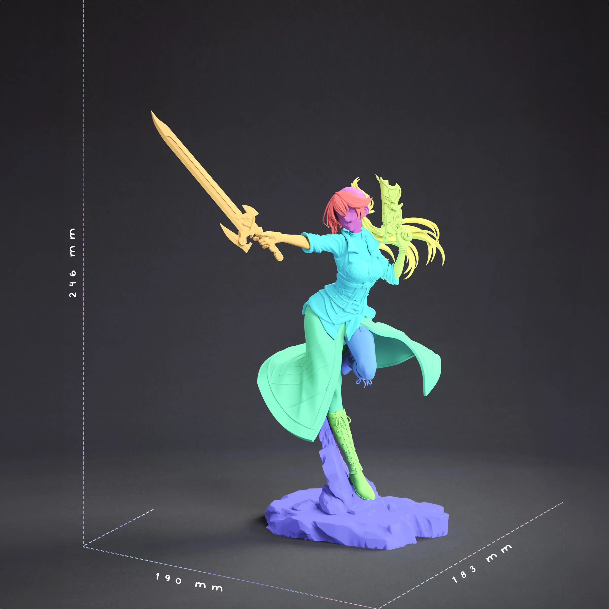 trails of cold steel sara valestine action figure