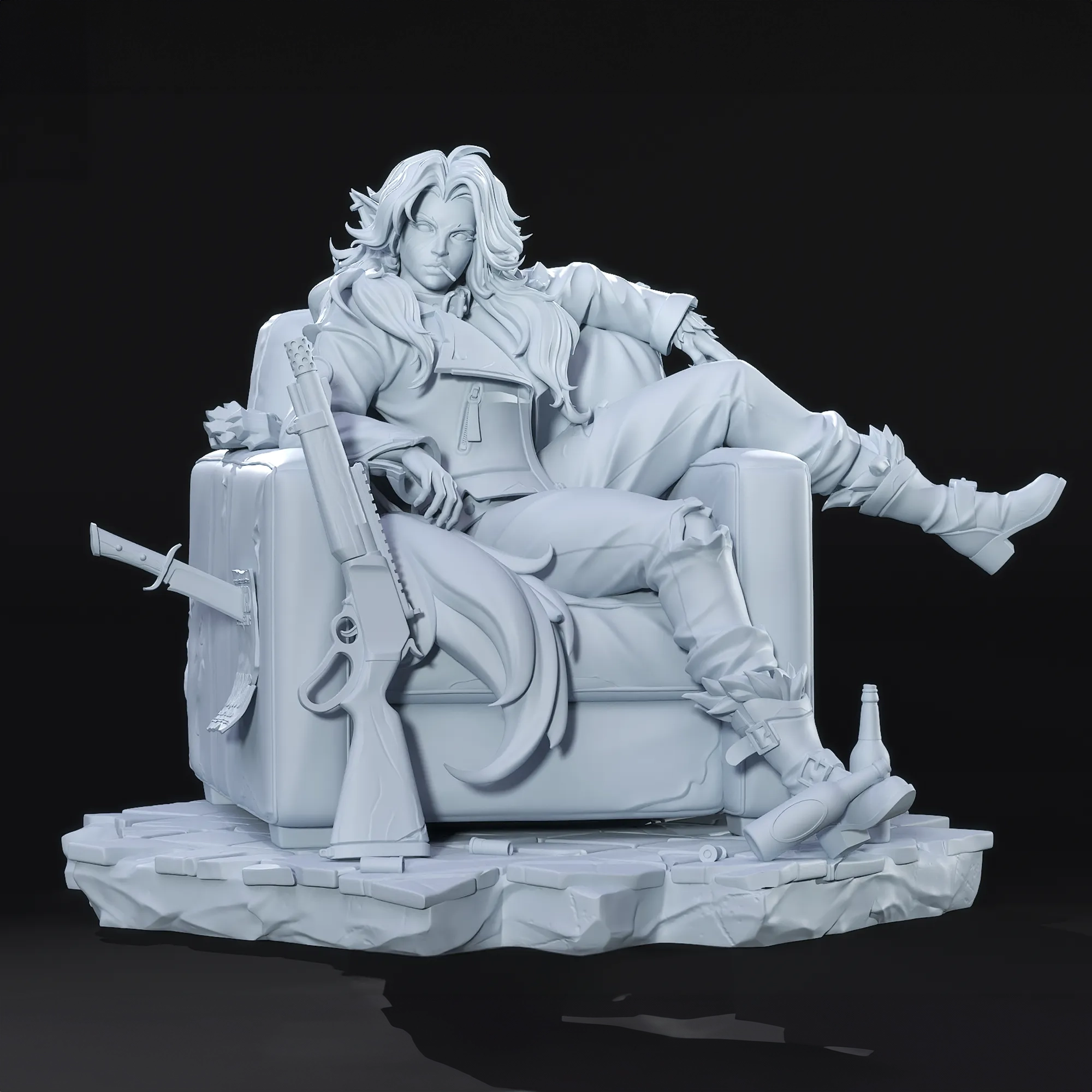 Deadlock Silver Action Figure