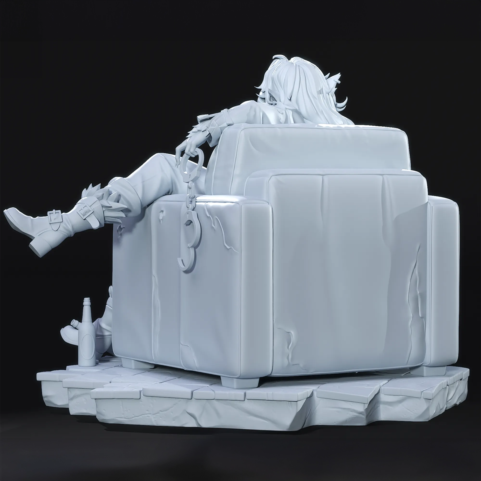 Deadlock Silver Action Figure
