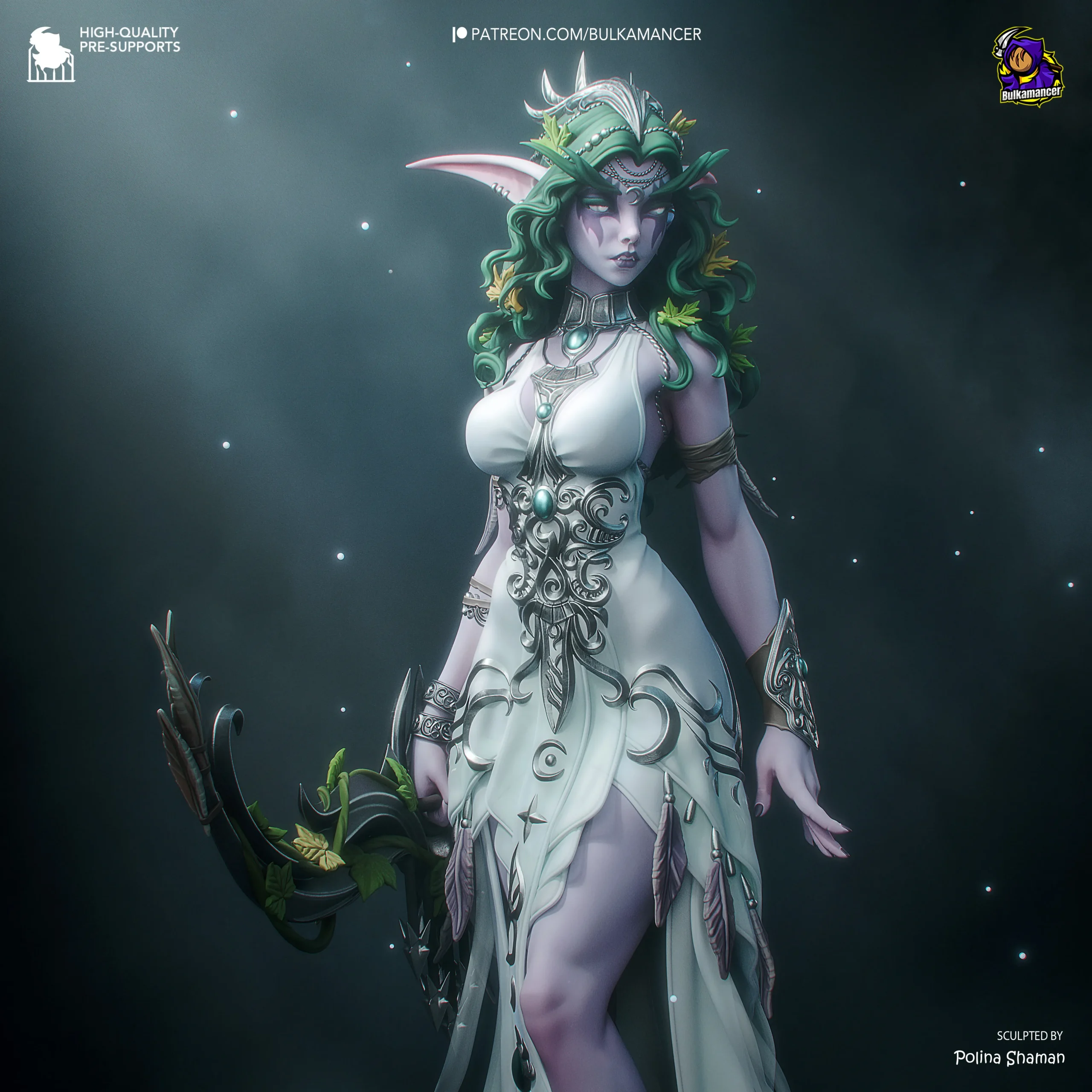 world of warcraft tyrande whisperwind figure