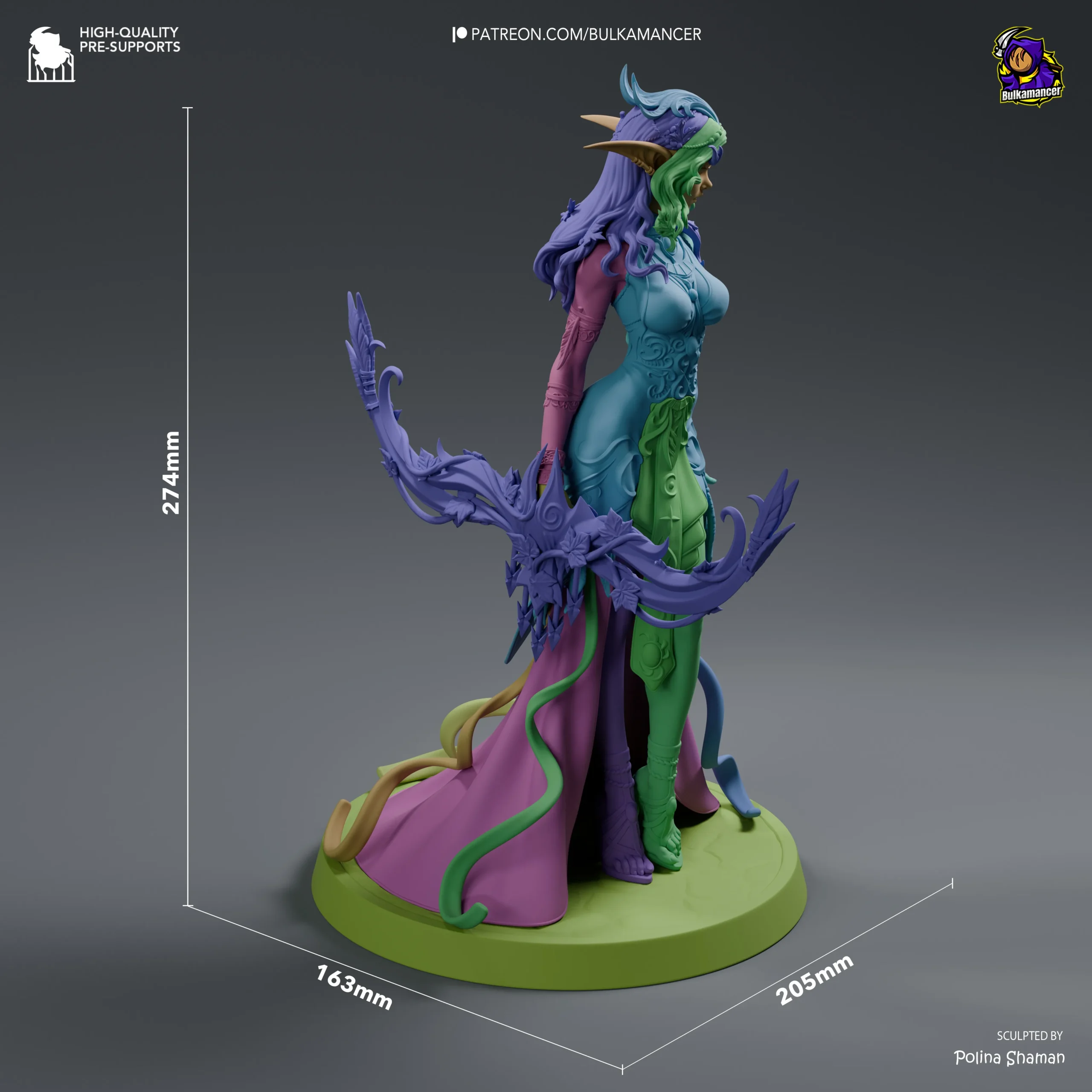 world of warcraft tyrande whisperwind figure