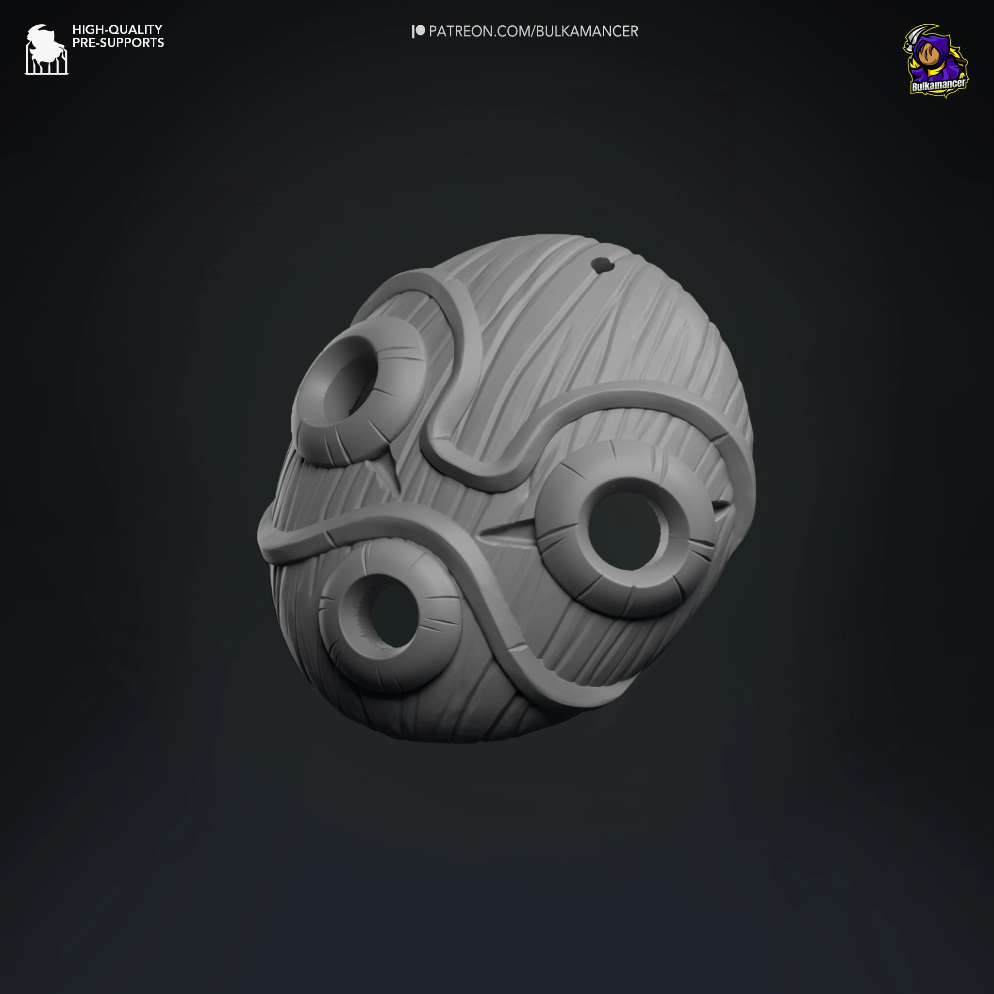 Princess Mononoke Mask Keychain