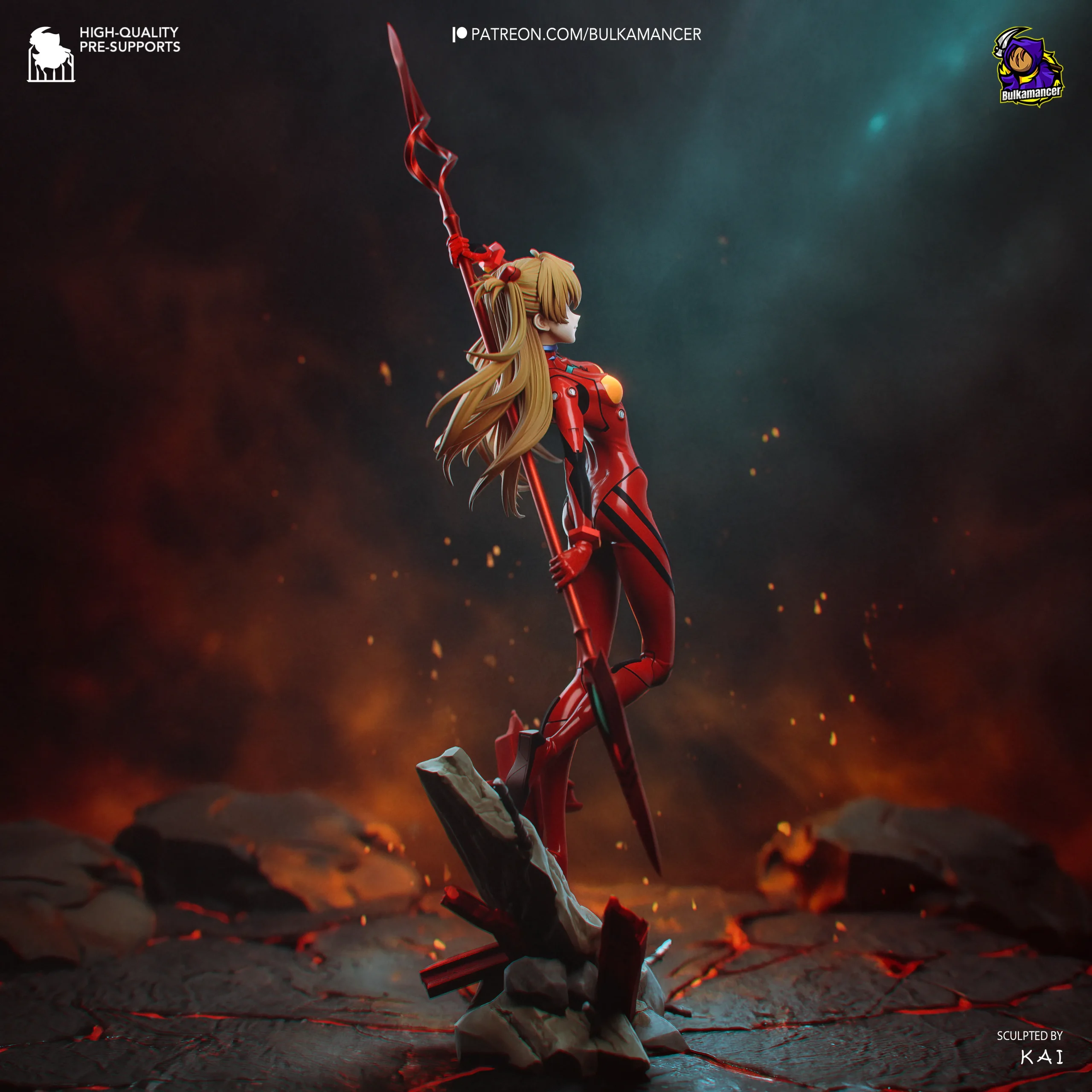 Neon Genesis Evangelion Asuka Langley Action Figure