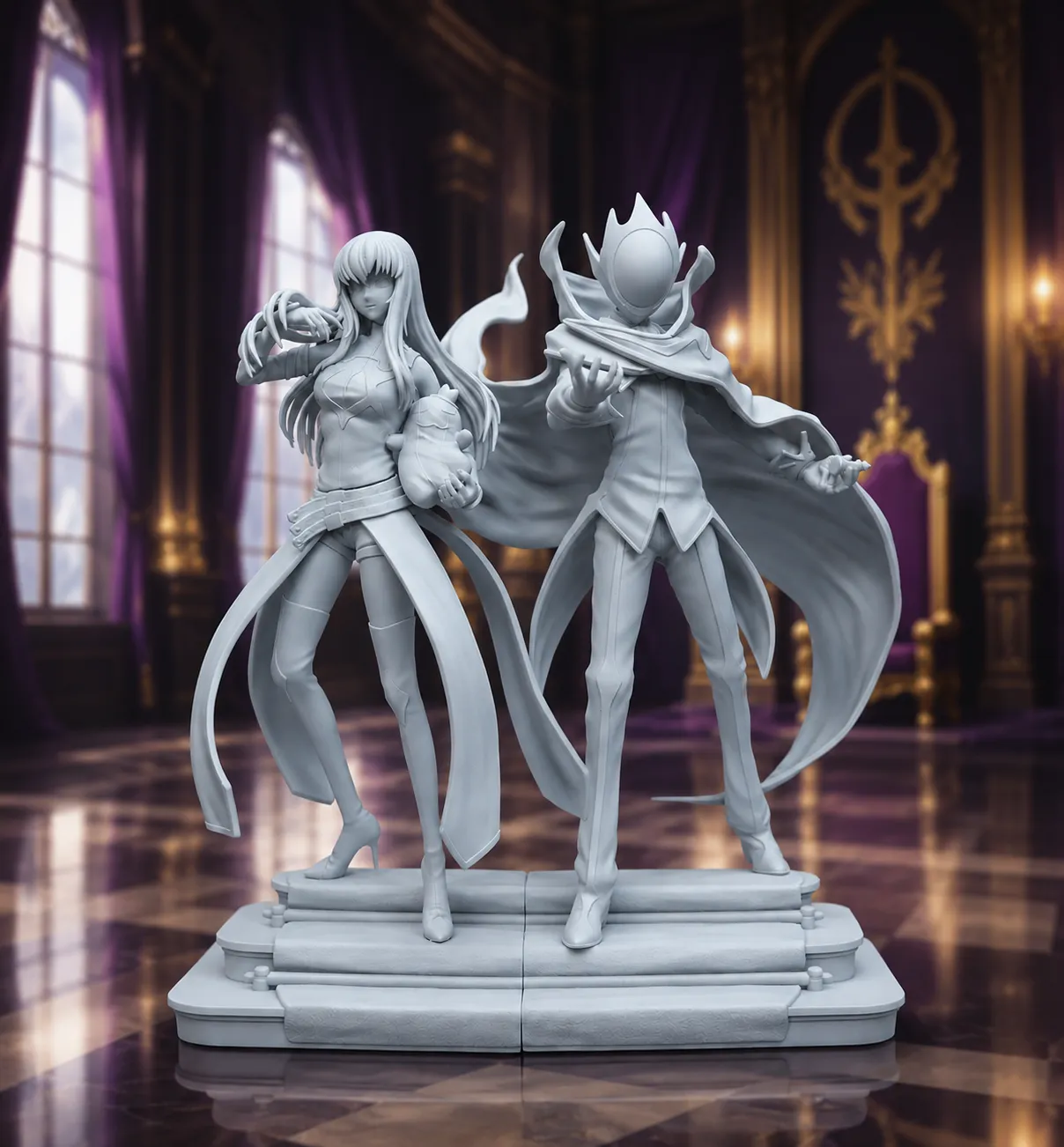 Code Geass – Lelouch & C.C. Diorama - Image 3