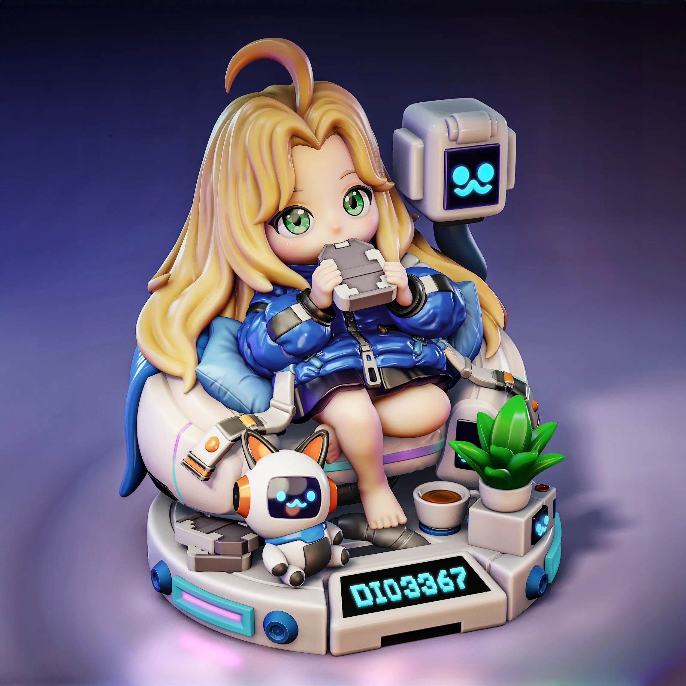 Pragmata – Chibi Diana Action Figure