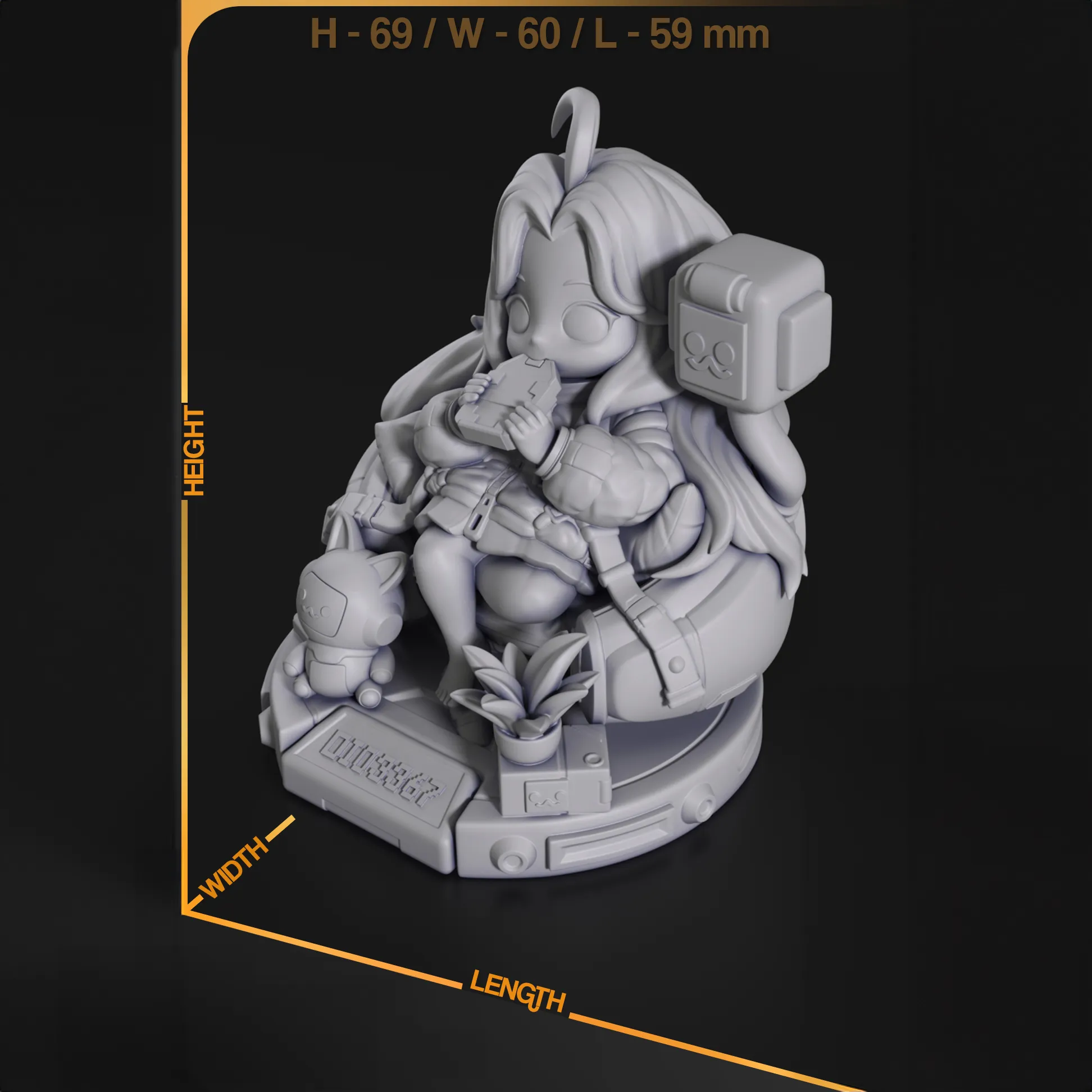 Pragmata – Chibi Diana Action Figure