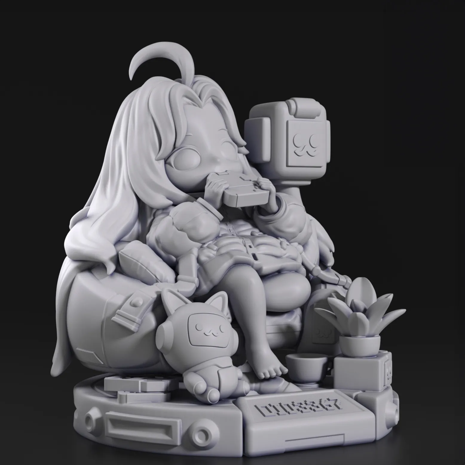 Pragmata – Chibi Diana Action Figure