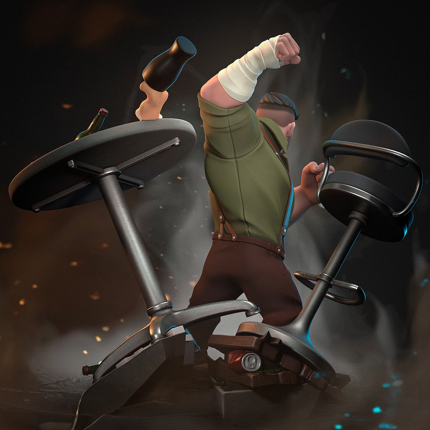 Dispatch Punch Up Action figure