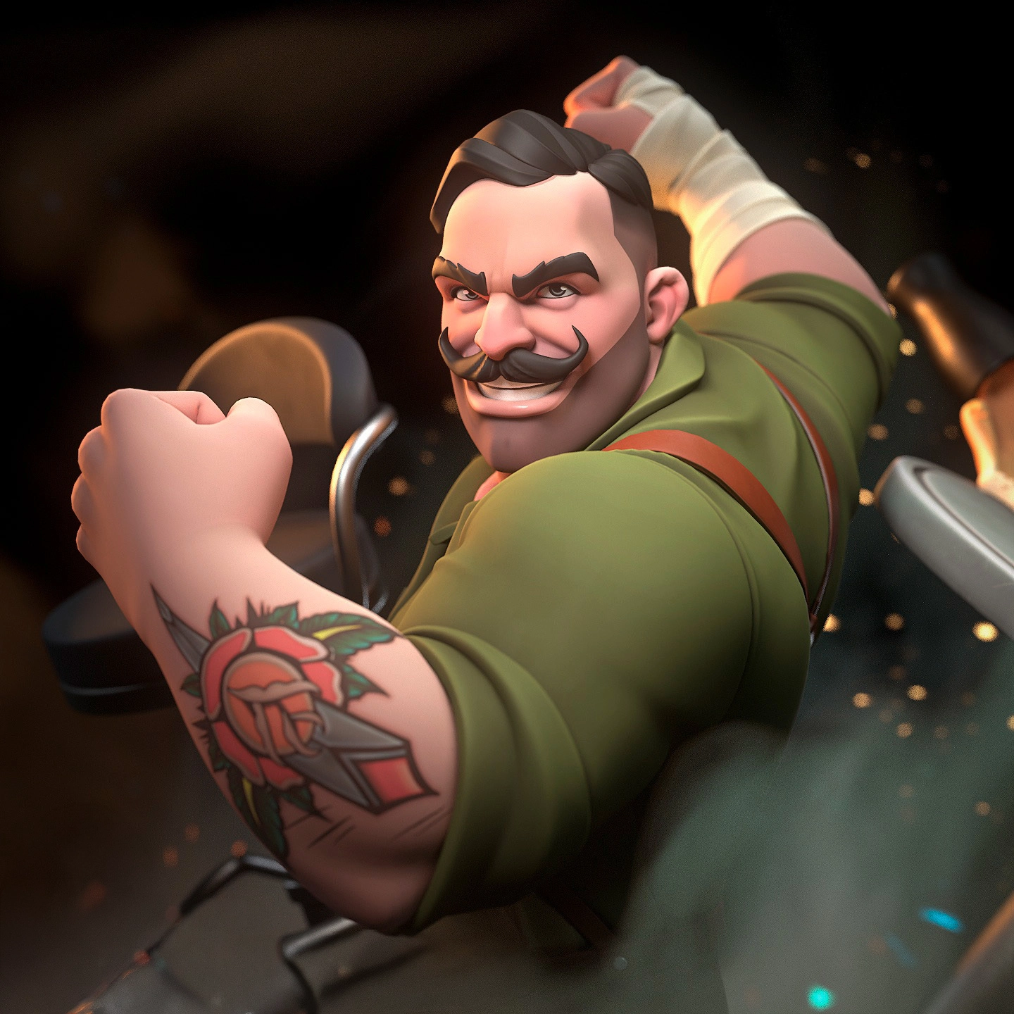 Dispatch Punch Up Action figure