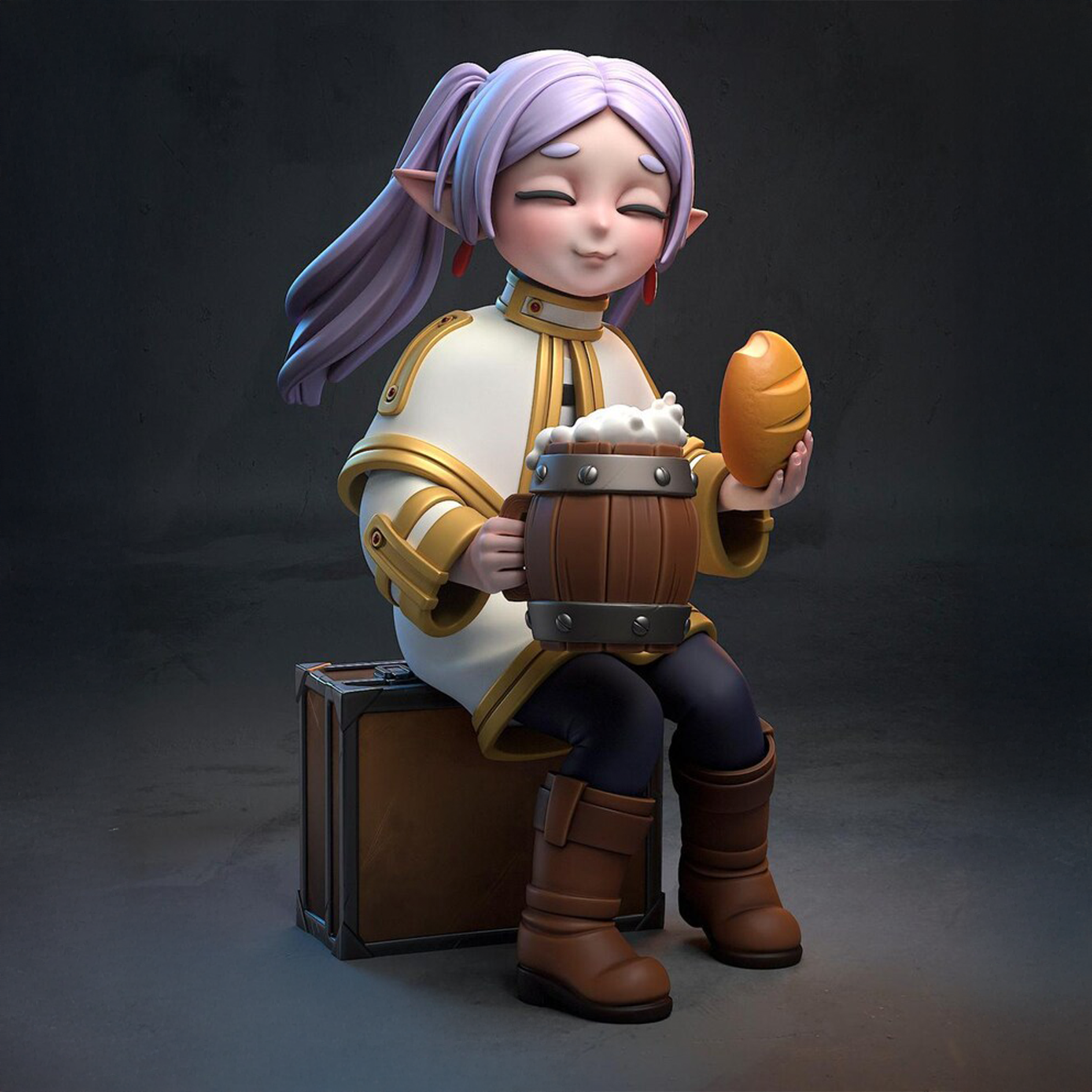 Frieren Chibi Action FIgure