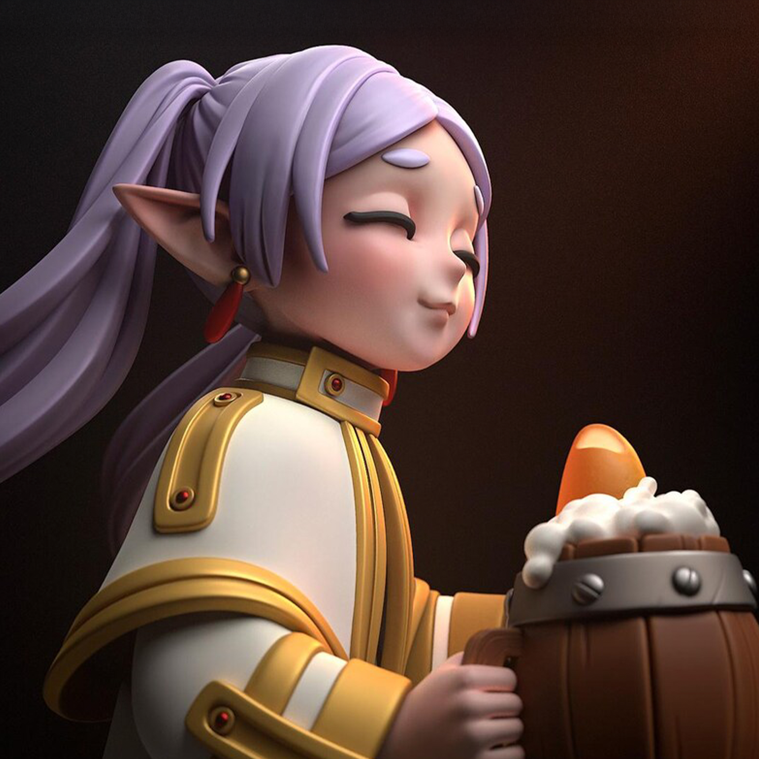 Frieren Chibi Action FIgure