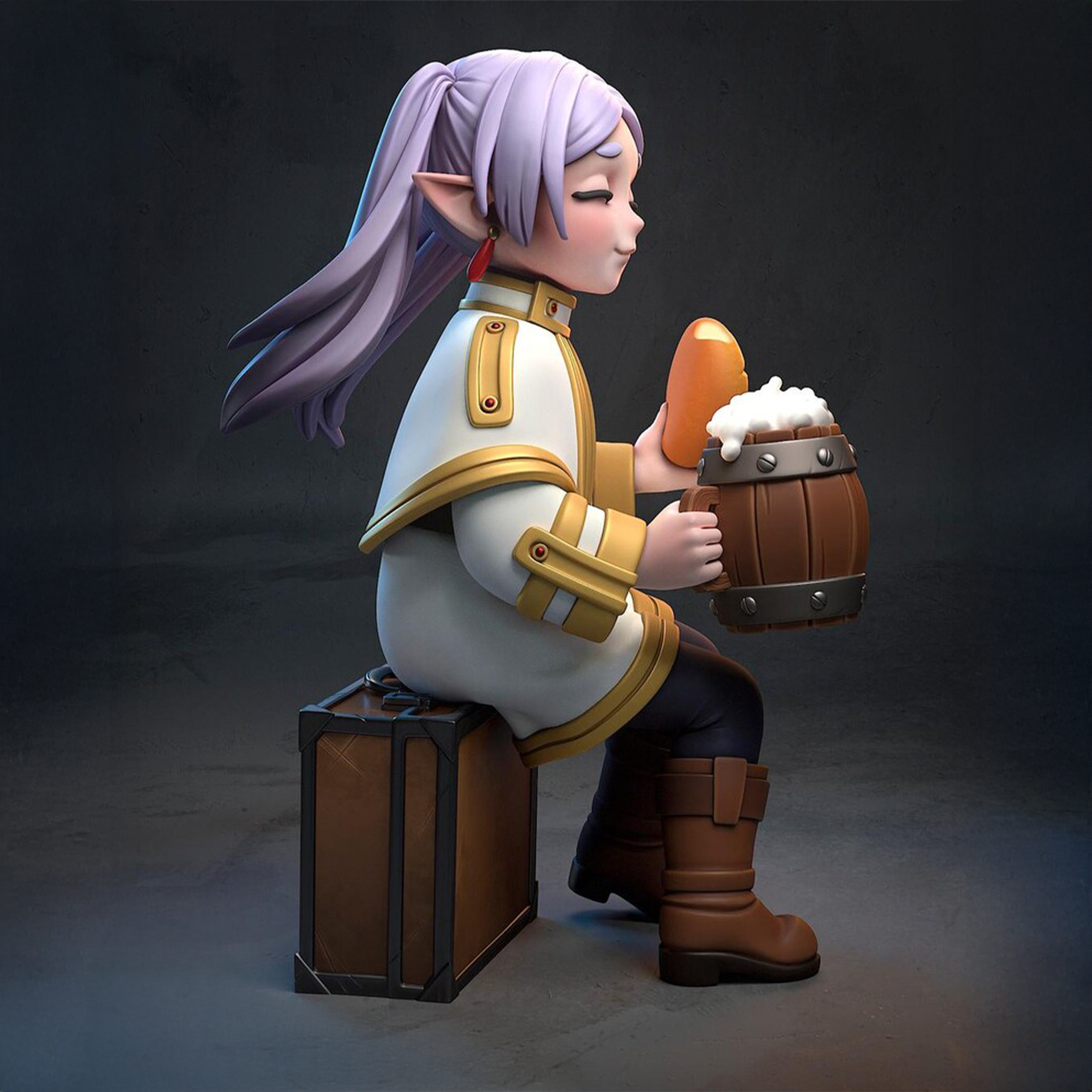 Frieren Chibi Action FIgure