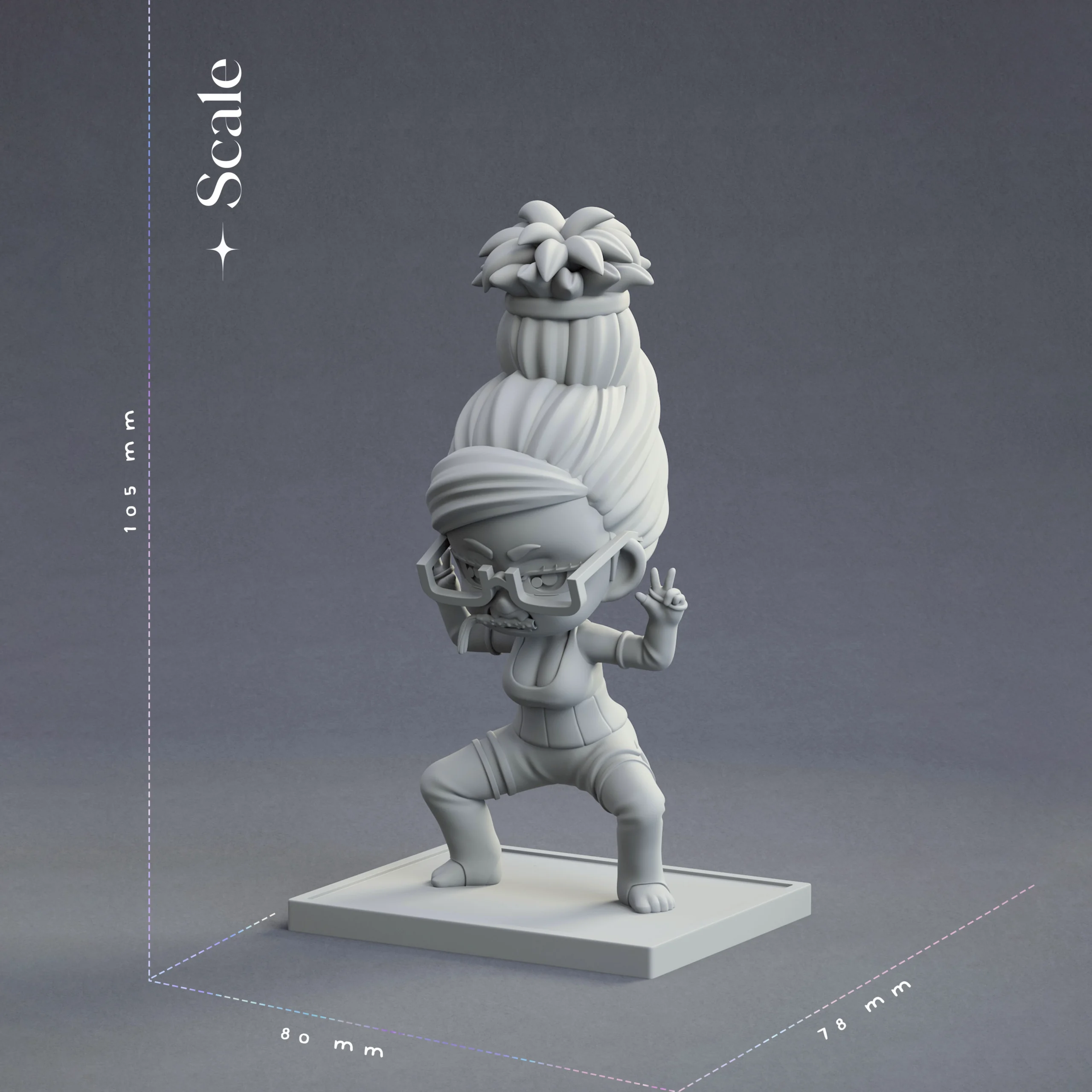 Dandadan Seiko Ayase Chibi Figure