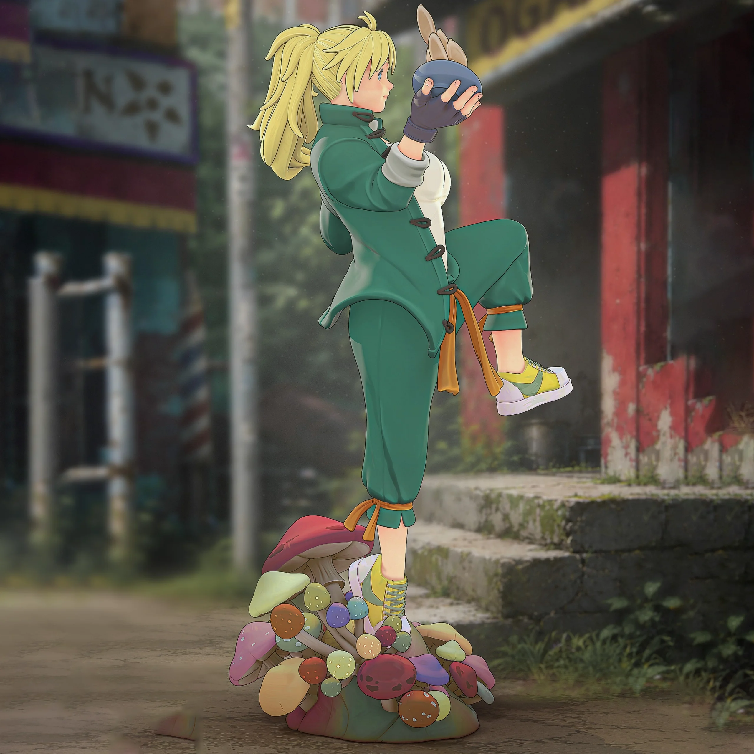 Dorohedoro Nikaido Action Figure