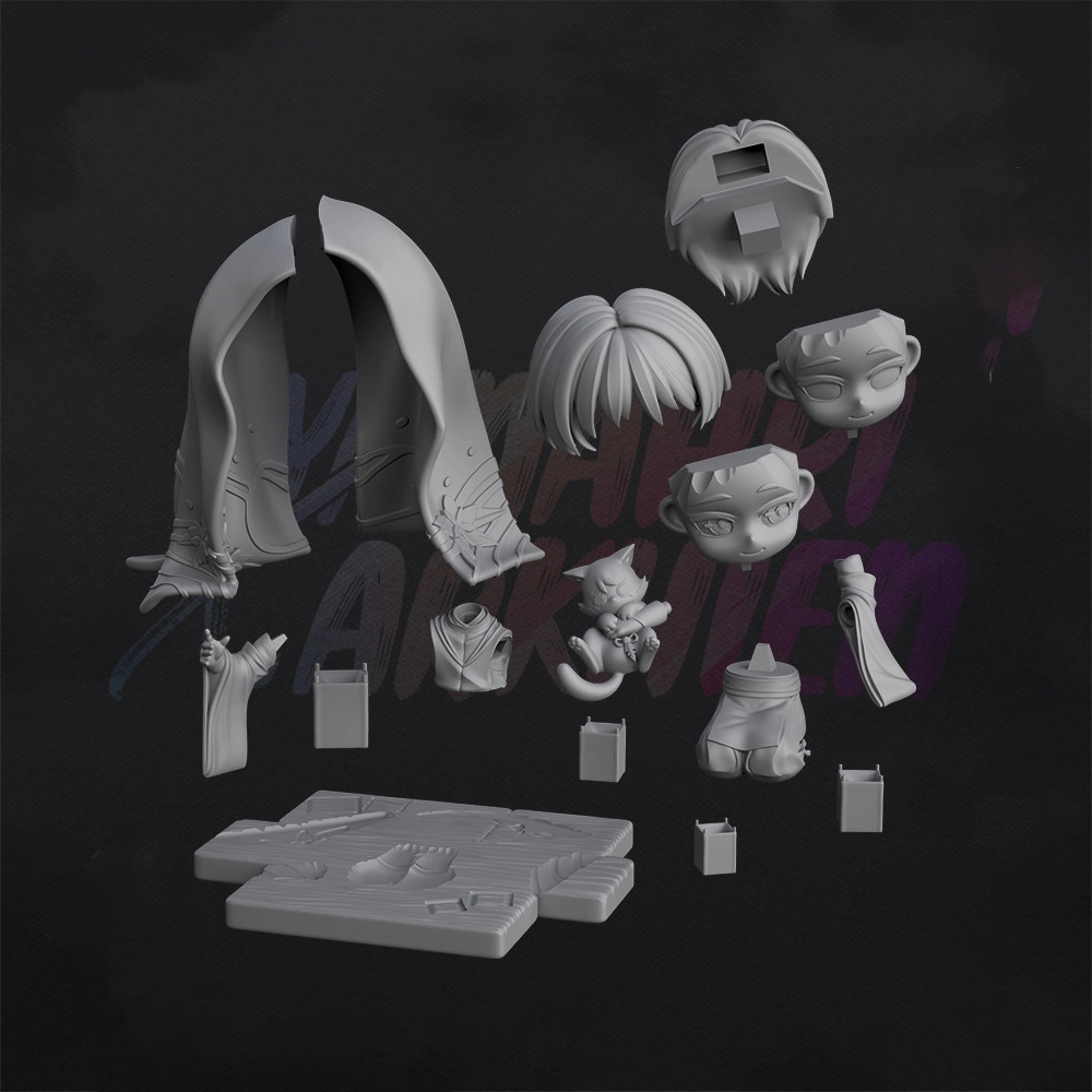 Genshin Impact Kunikuzushi Chibi Figure