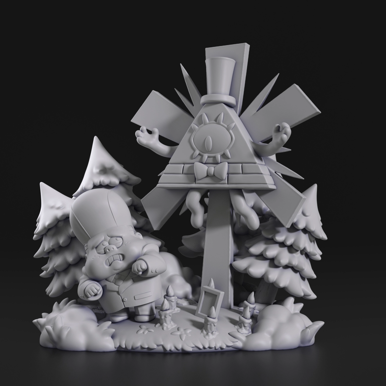 Gravity Falls Bill Cypher Action Figure