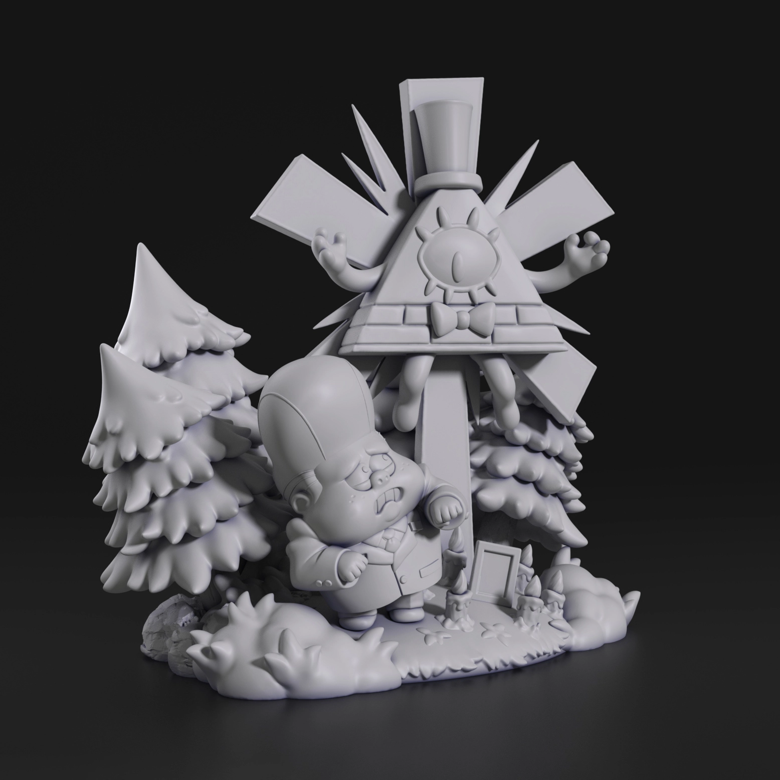 Gravity Falls Bill Cypher Action Figure