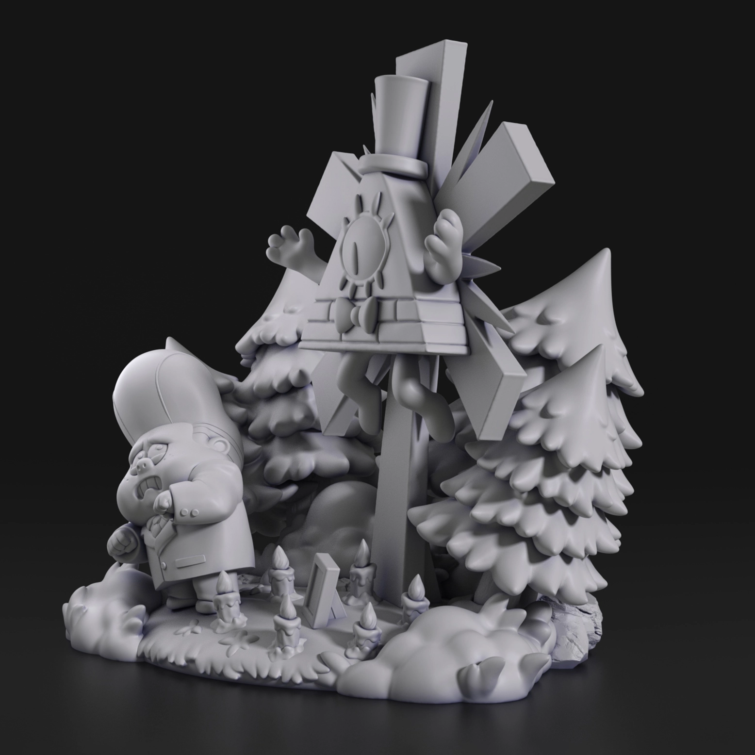 Gravity Falls Bill Cypher Action Figure