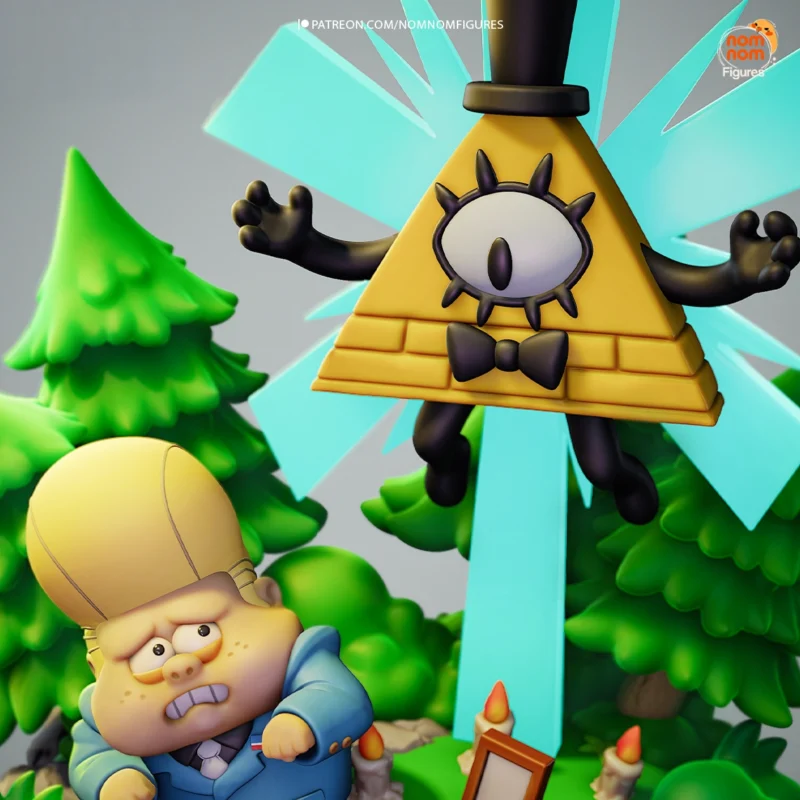 gravity-falls-bill-cipher-diorama