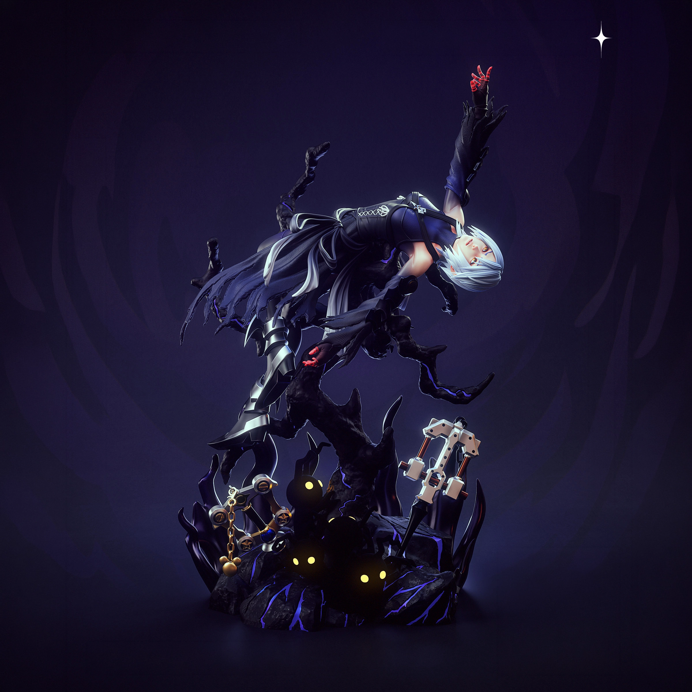 Kingdom Heart Aqua Action figure