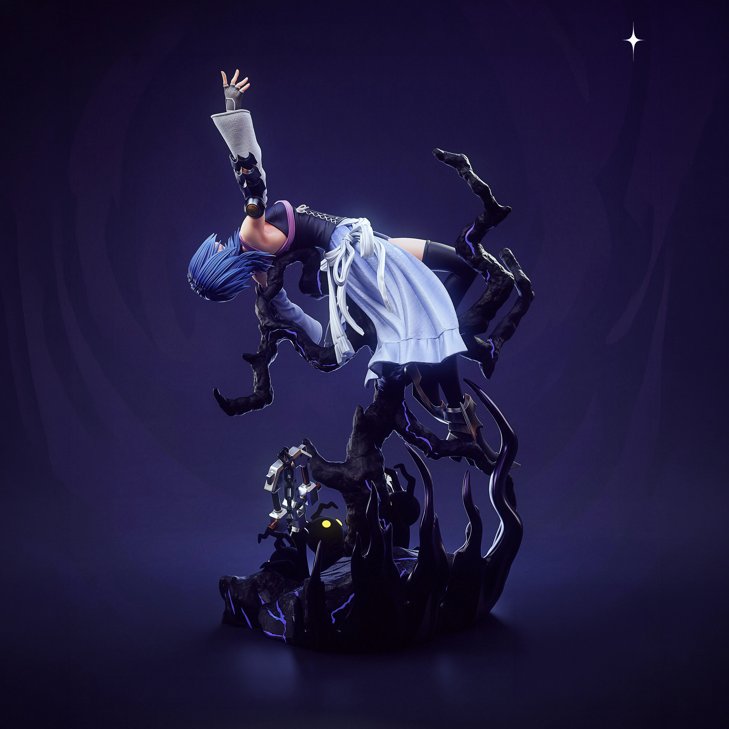 Kingdom Heart Aqua Action figure