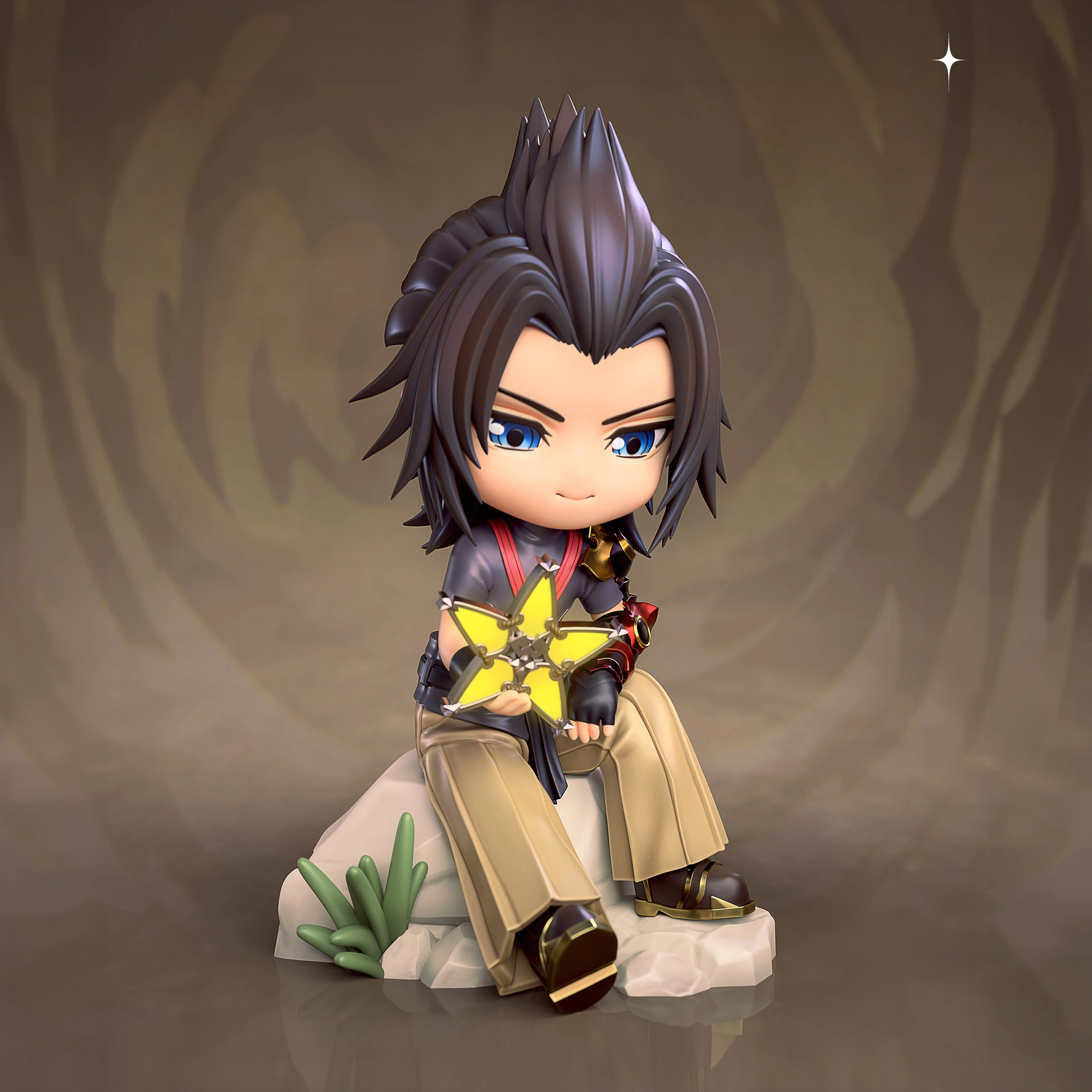 Kingodm Heart Terra Chibi action figure