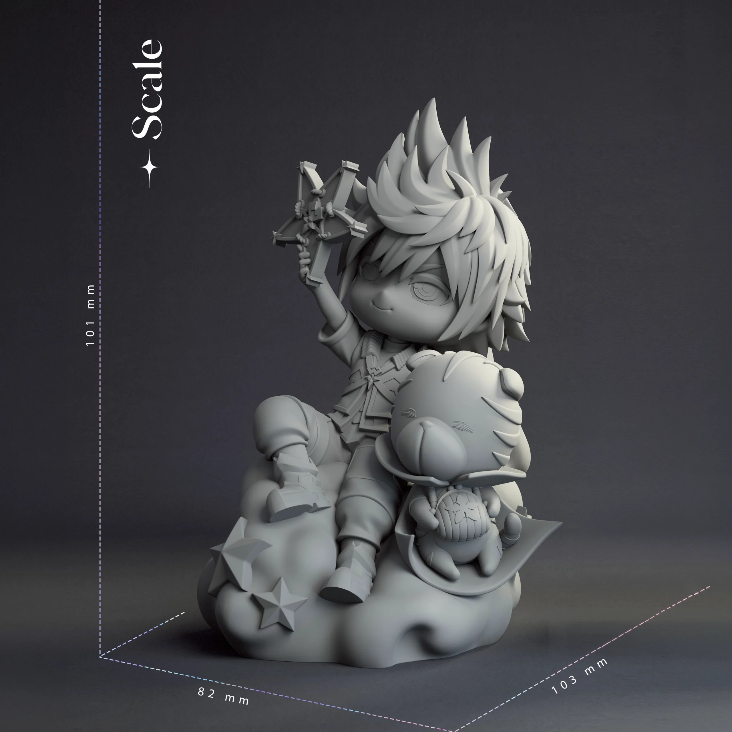 Kingdom Hearts – Ventus Chibi Action Figure