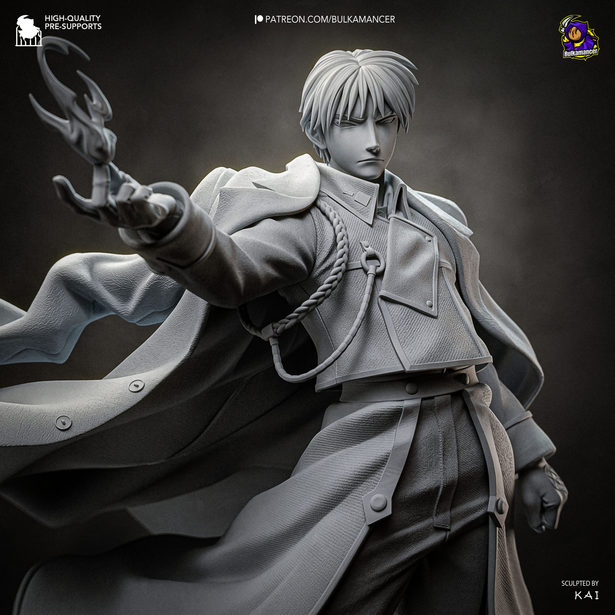 Fullmetal Alchemist Roy Mustang Action Figure