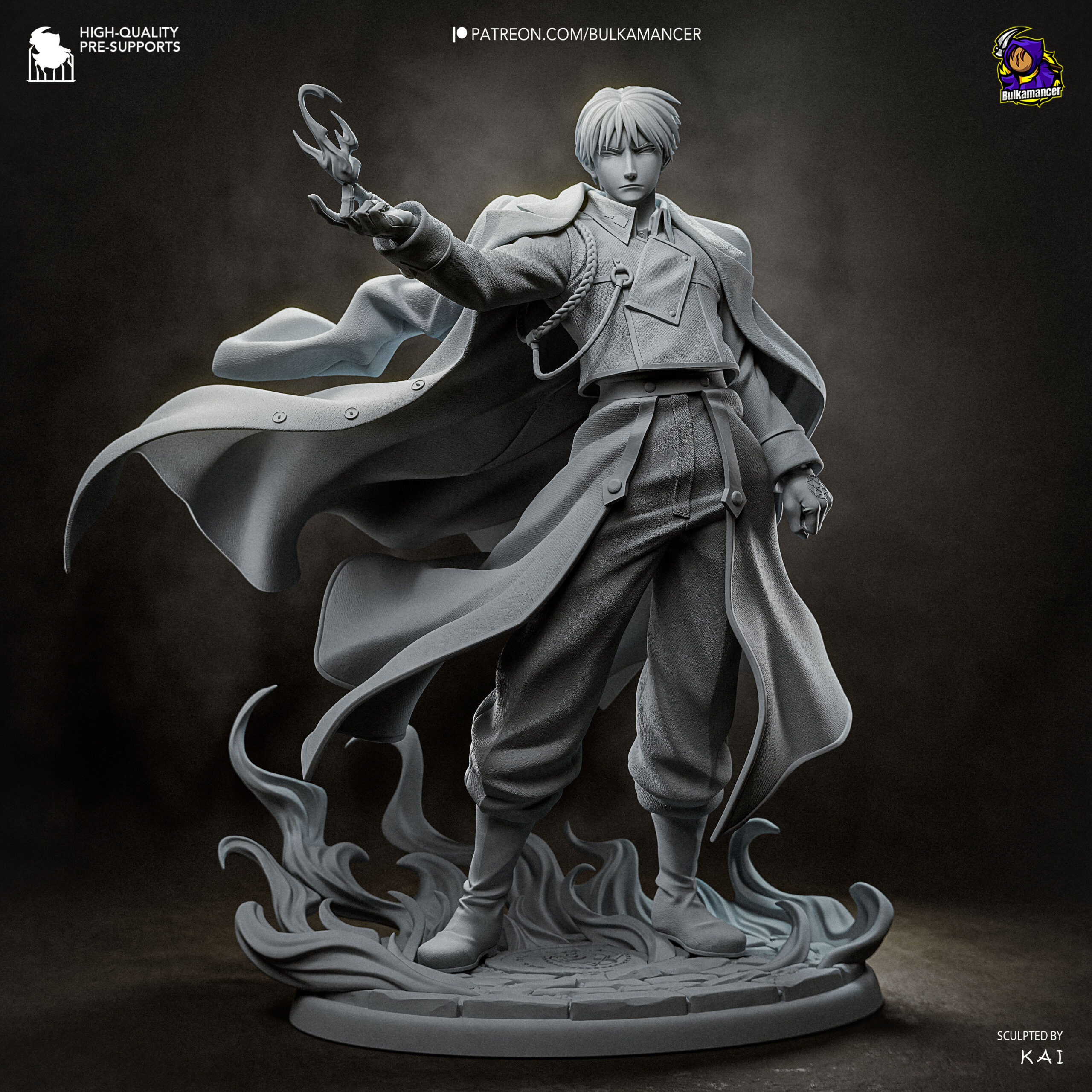 Fullmetal Alchemist Roy Mustang Action Figure