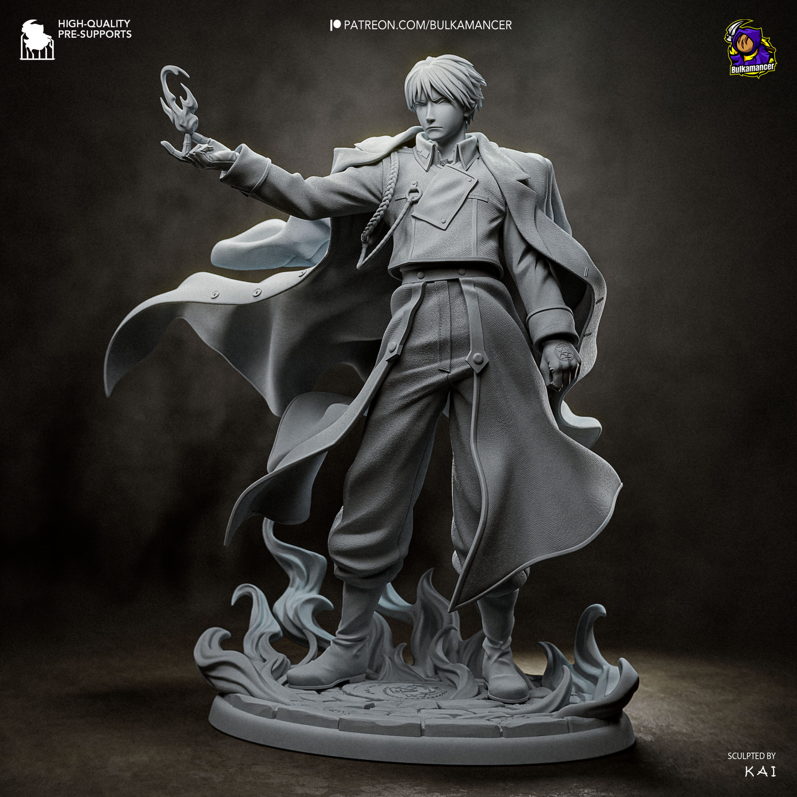 Fullmetal Alchemist Roy Mustang Action Figure