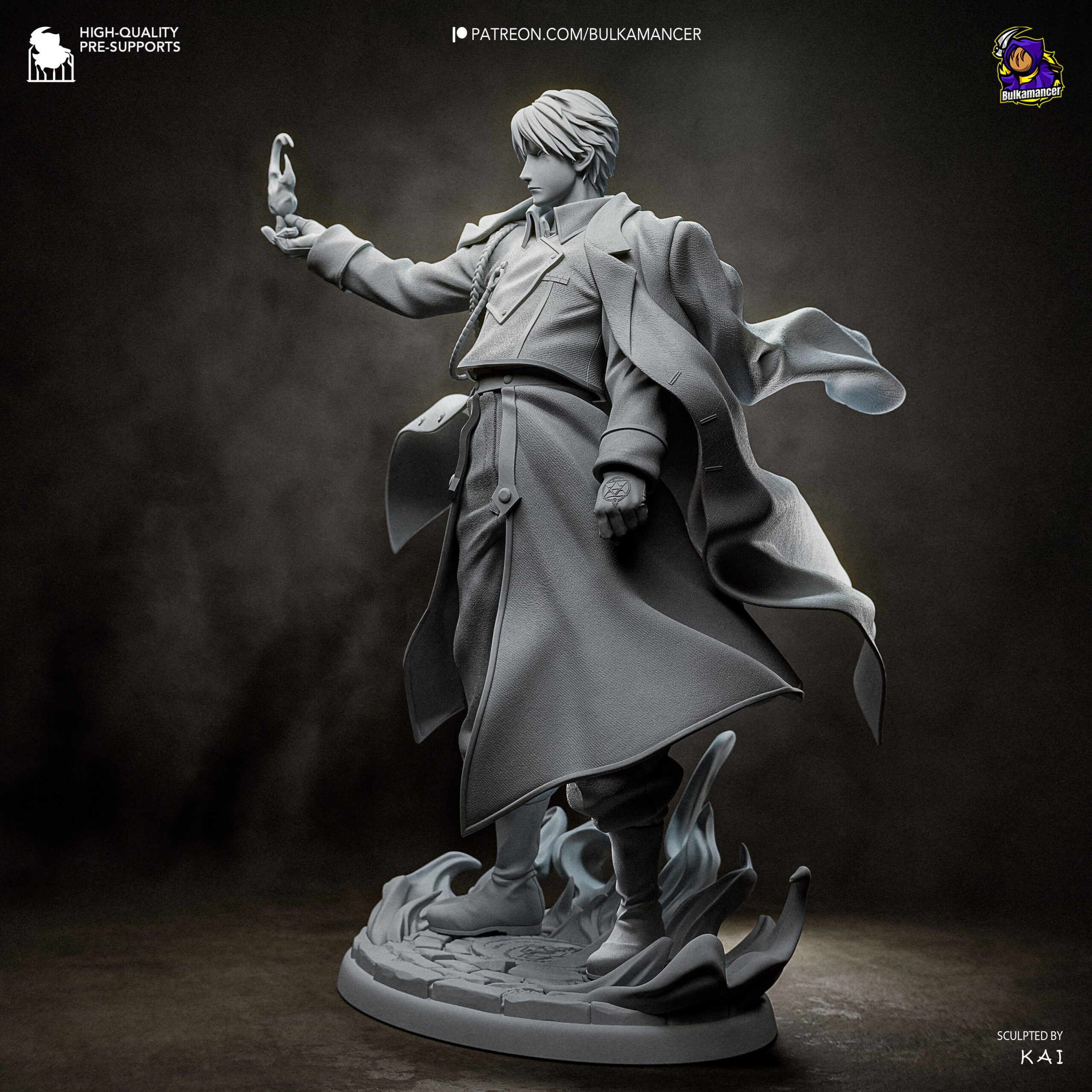 Fullmetal Alchemist Roy Mustang Action Figure