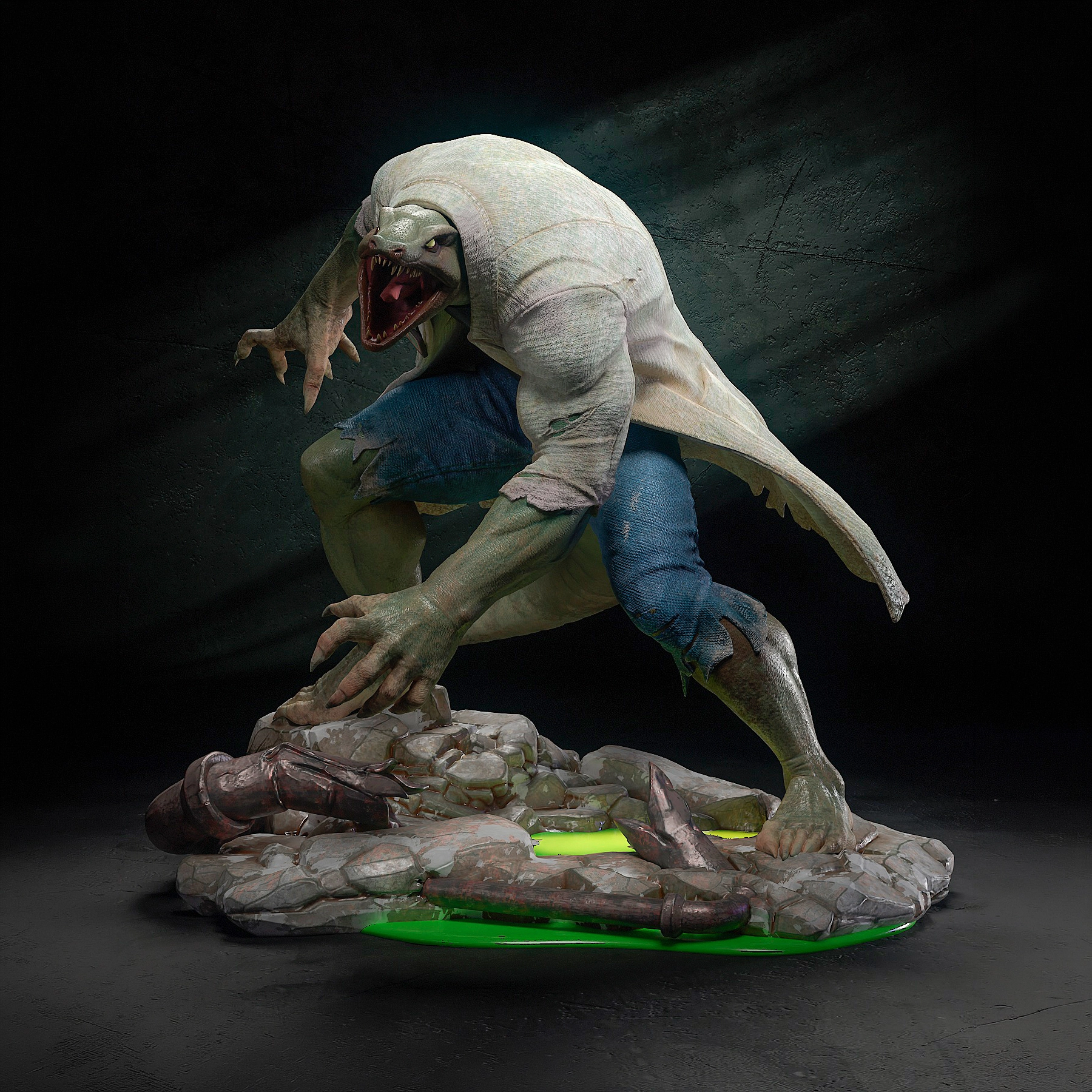 Spider-Man lizard action figure