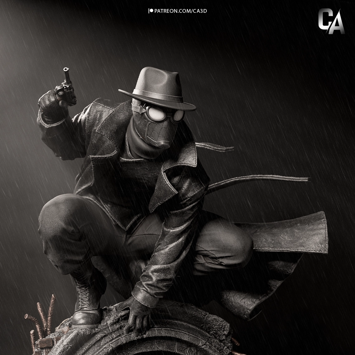 Spider-Verse Spider-Noir Action figure