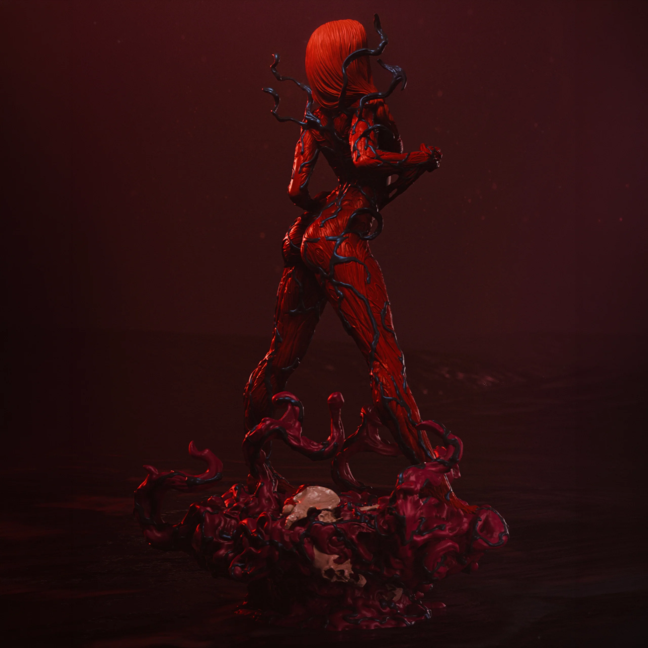 Spider-Verse Carnage Mary Jane Action figure