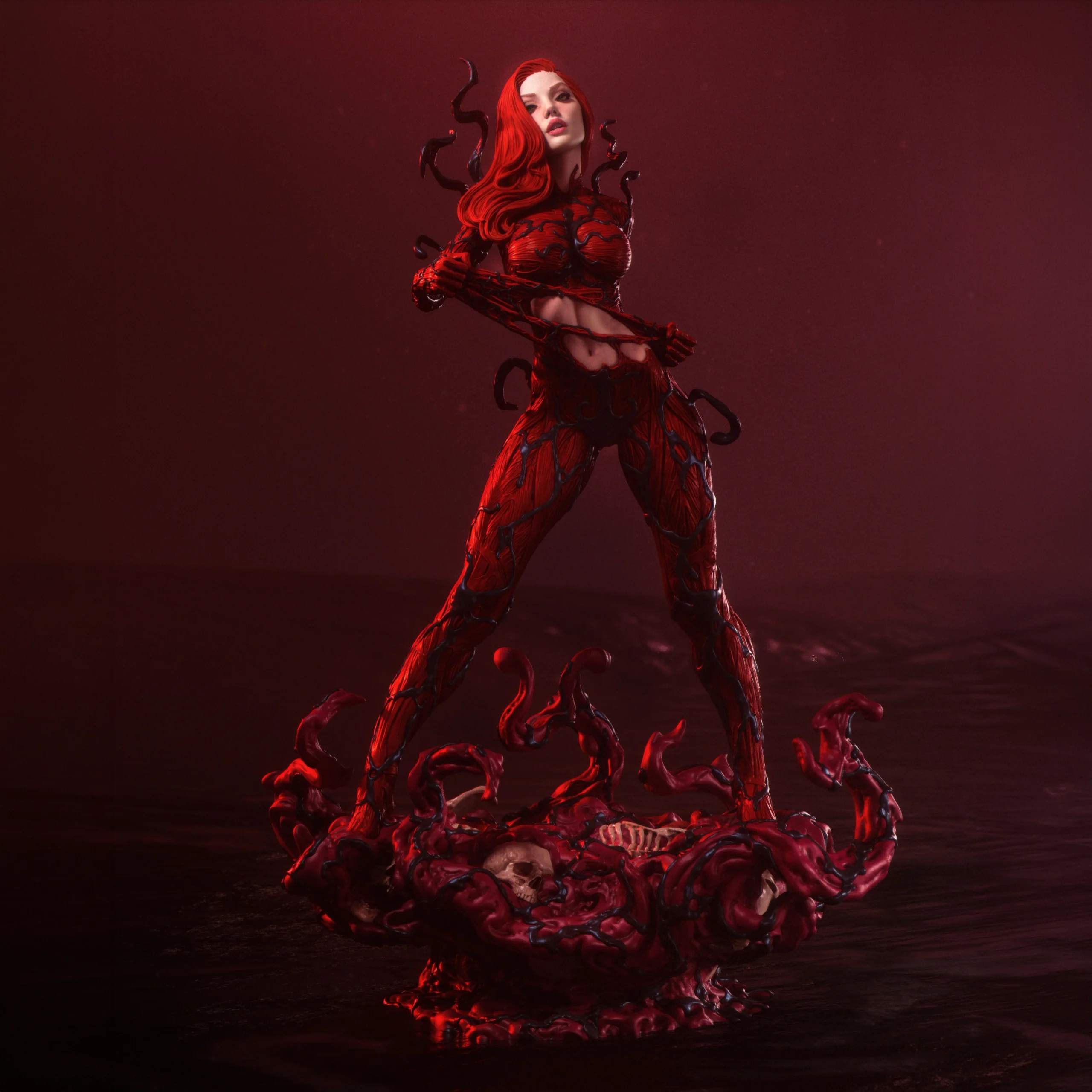 Spider-Verse Carnage Mary Jane Action figure