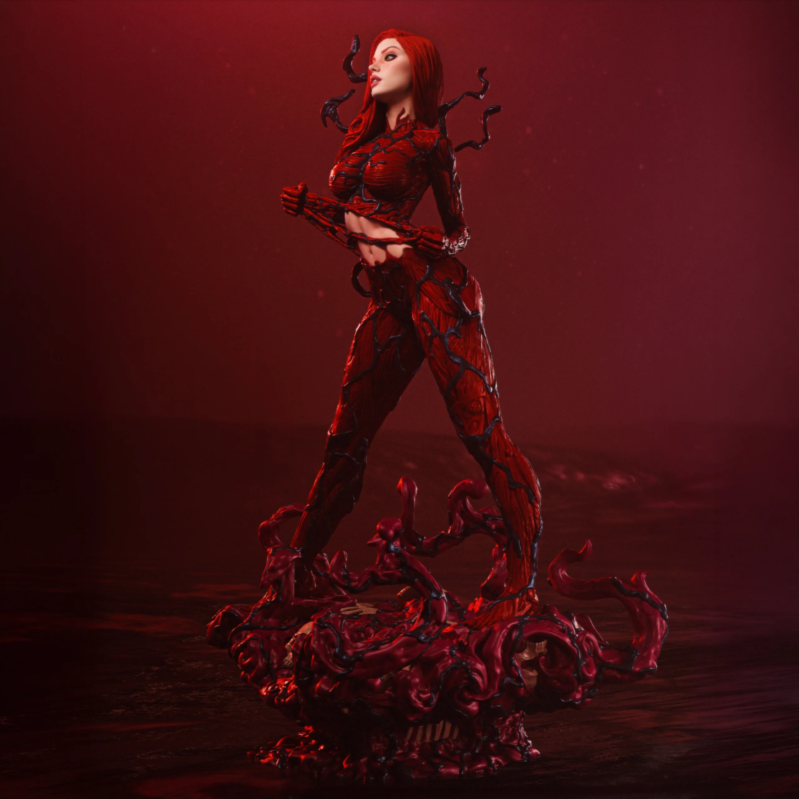 Spider-Verse Carnage Mary Jane Action figure