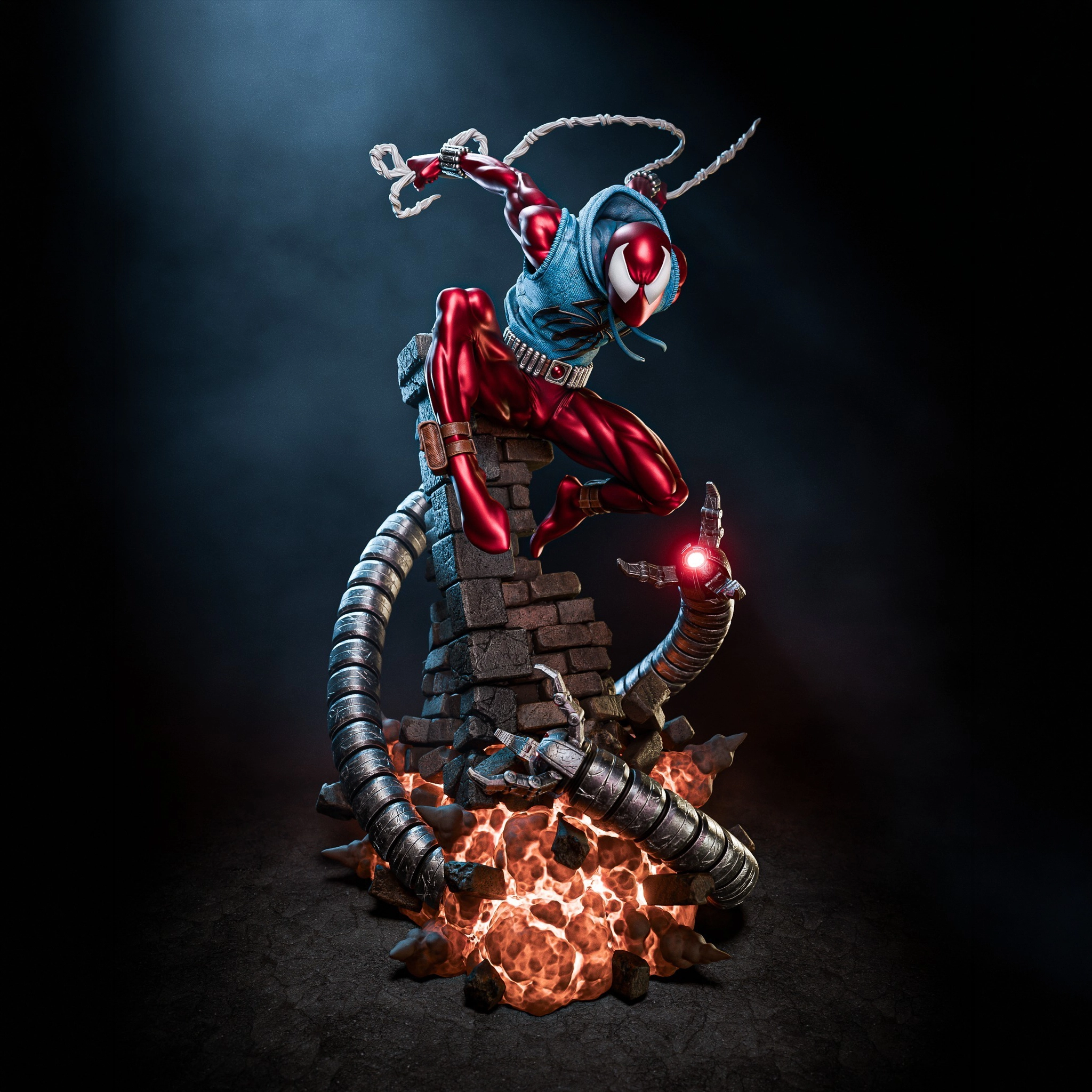 Spider-Verse Scarlet Spider Action figure