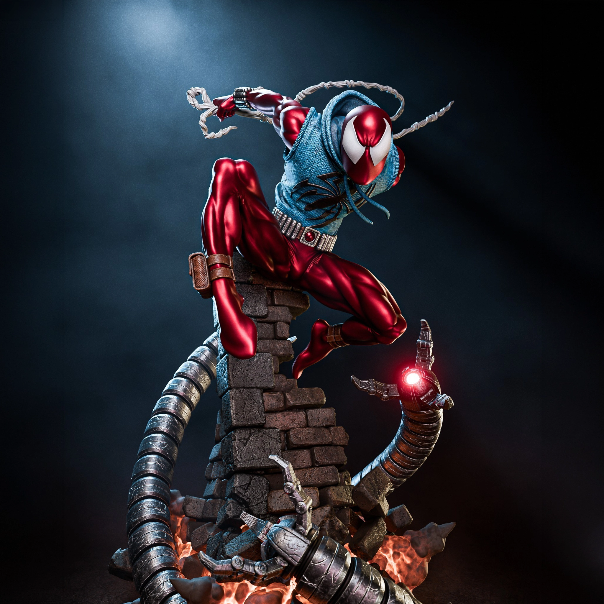 Spider-Verse Scarlet Spider Action figure