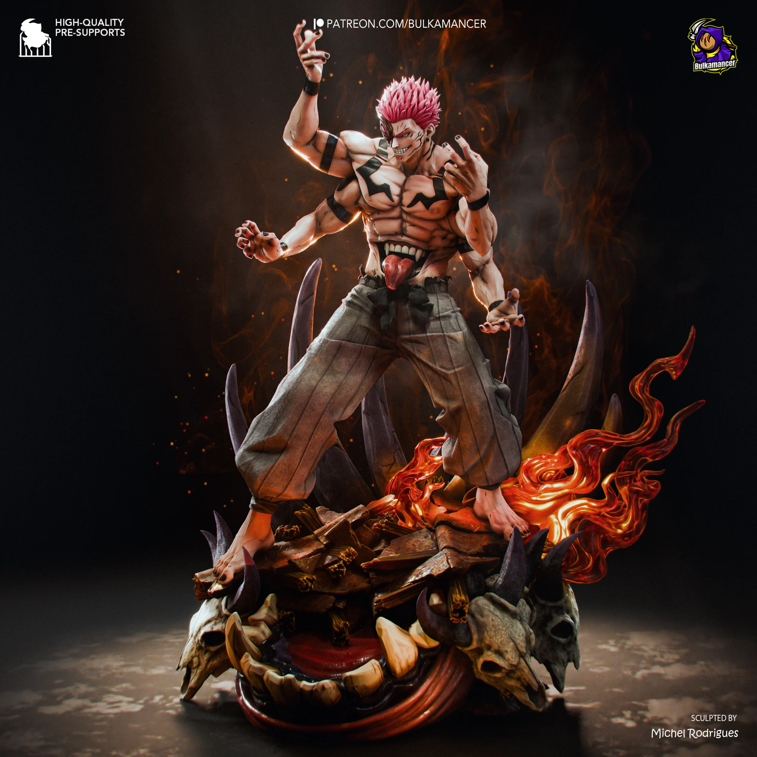 Jujutsu Kaisen – Ryomen Sukuna Action Figure - Image 4