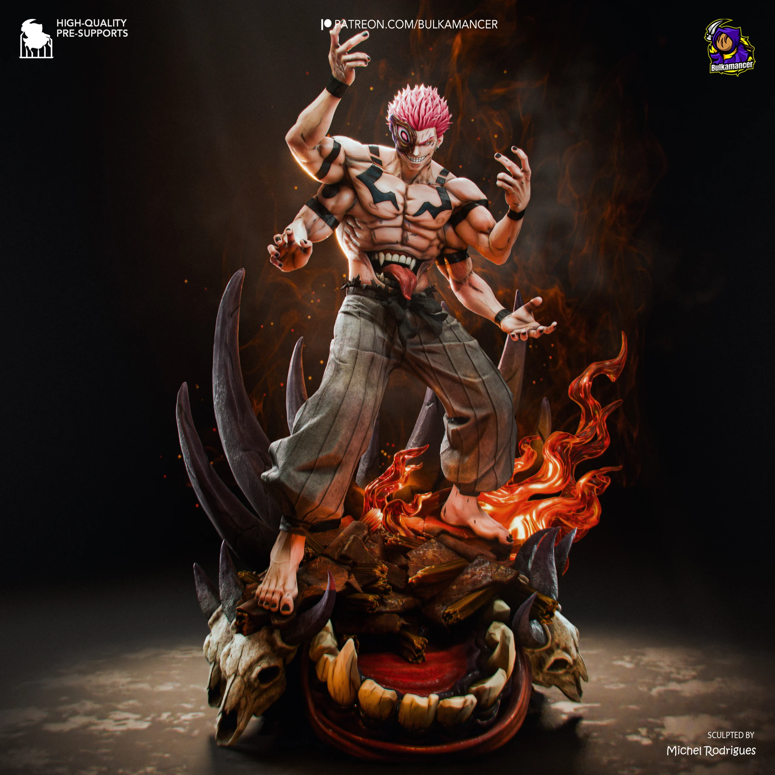 Jujutsu Kaisen – Ryomen Sukuna Action Figure - Image 3