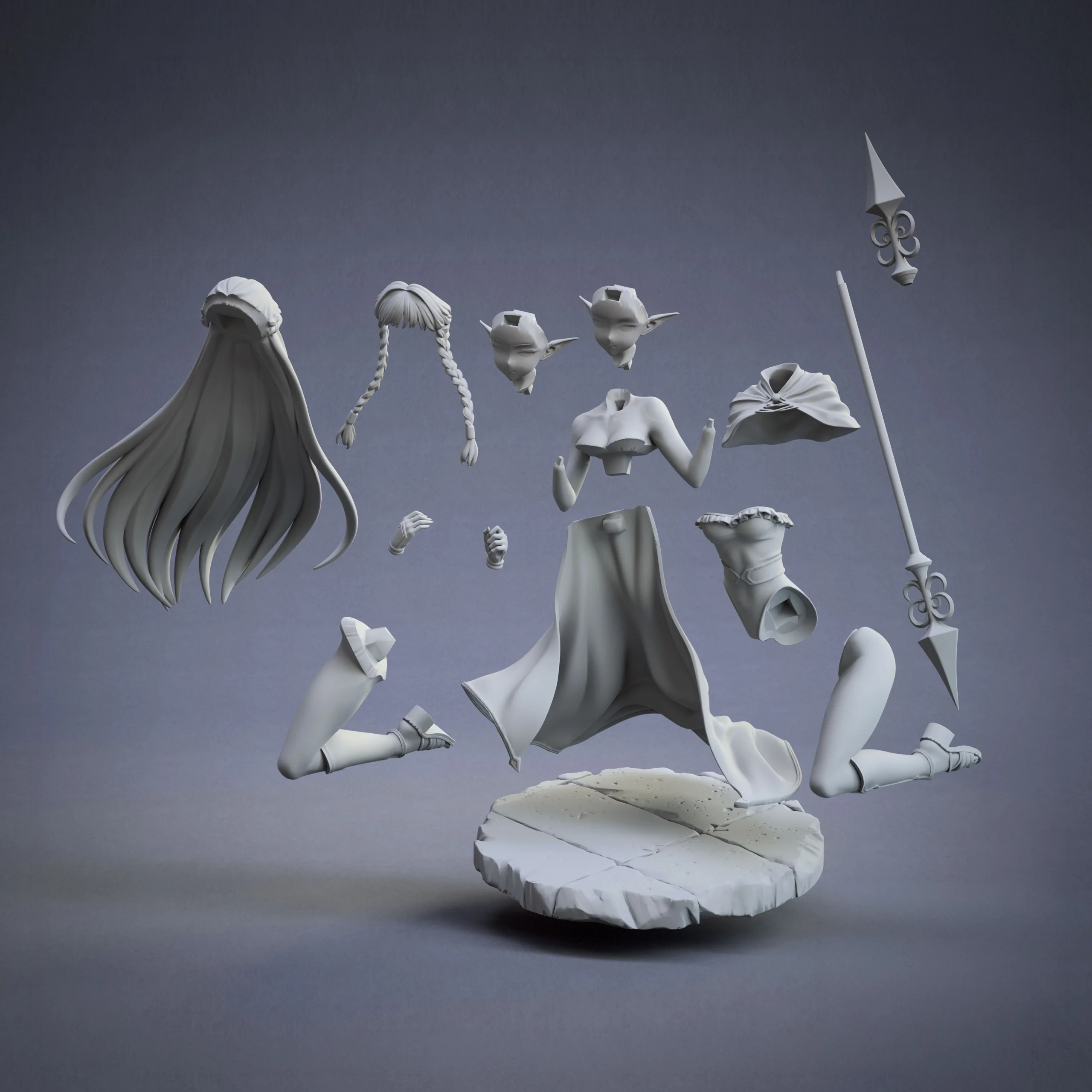 Unicorn Overlord Rosalinde Action Figure