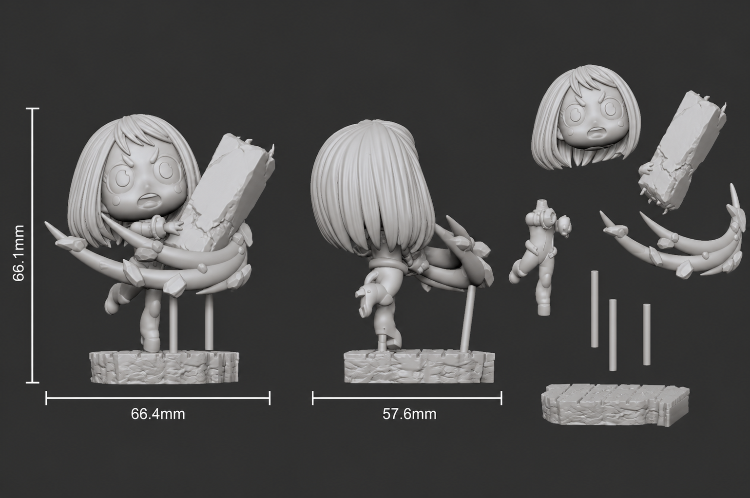 My Hero Academia Uravity Chibi Figure