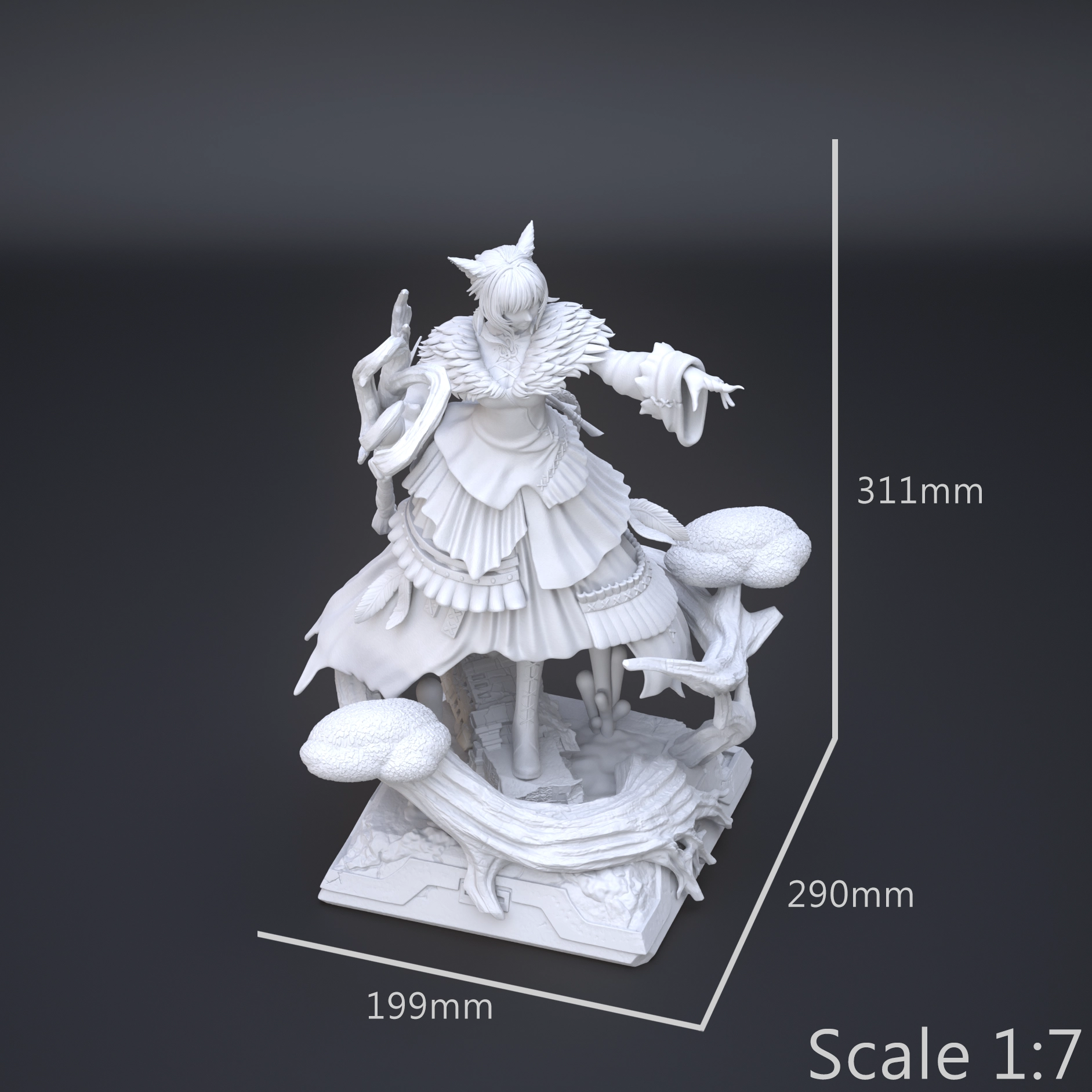 Final Fantasy XIV – Y'shtola Rhul Action Figure - Image 7