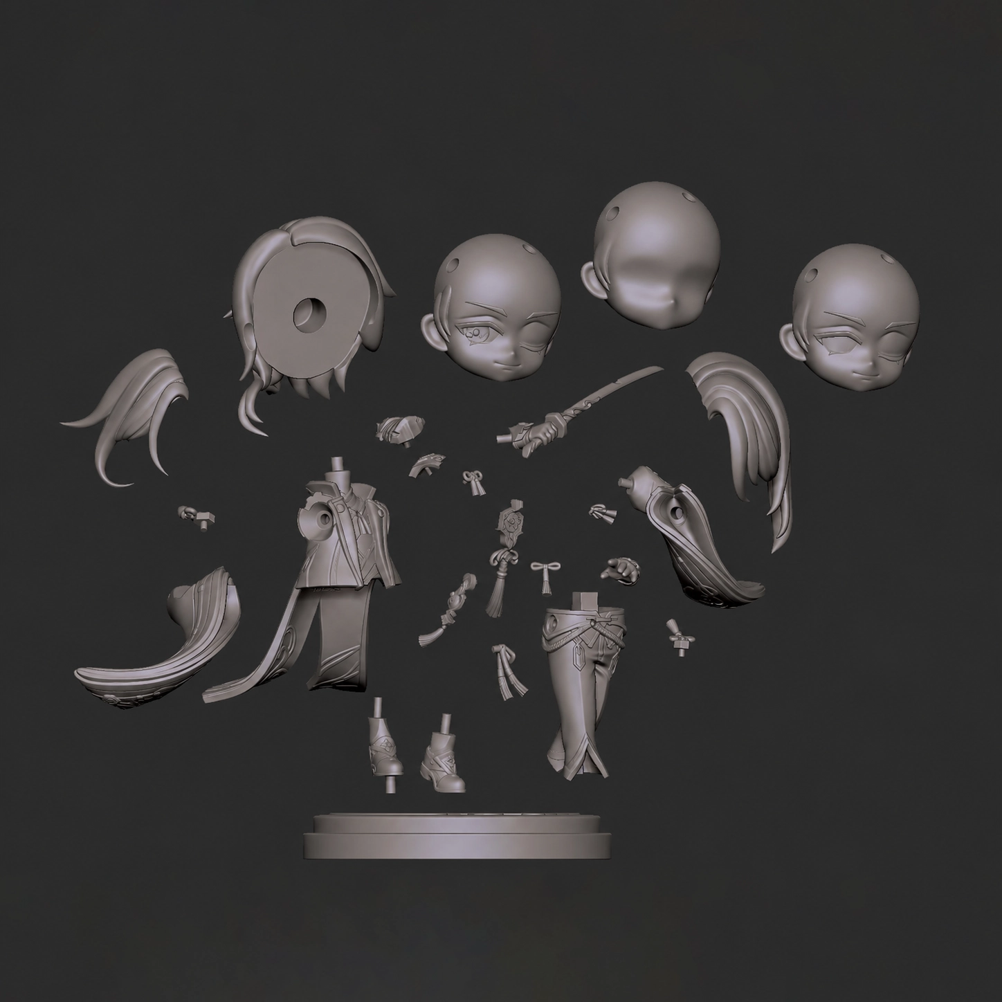 Genshin Impact Ayato Action Figure