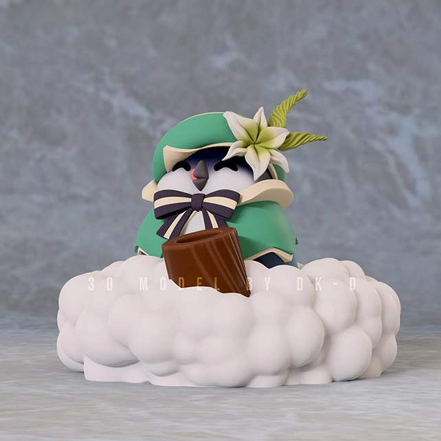 Genshin Impact Pets Chibi Figures