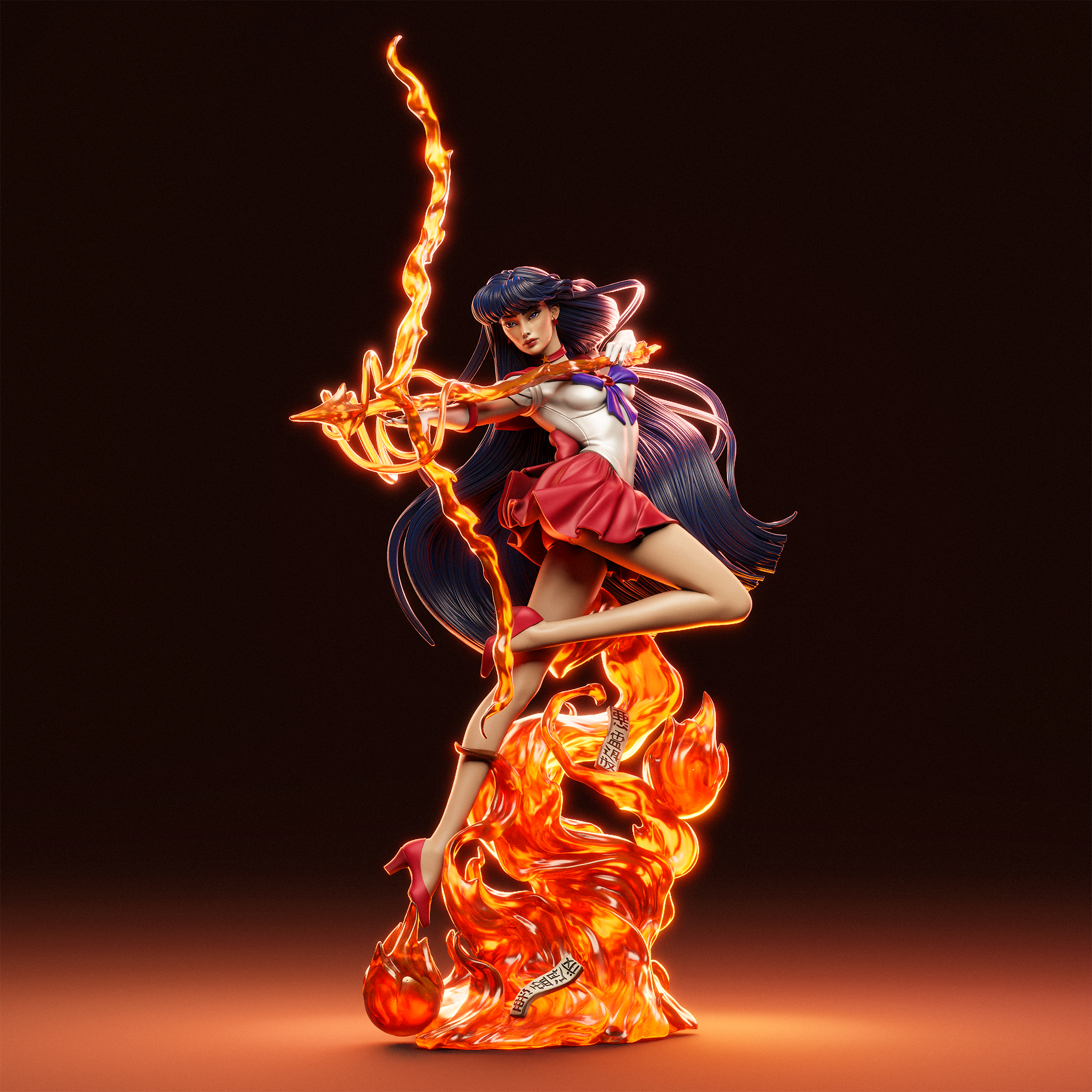 Sailor Moon – Sailor Mars Rei Hino Action Figure