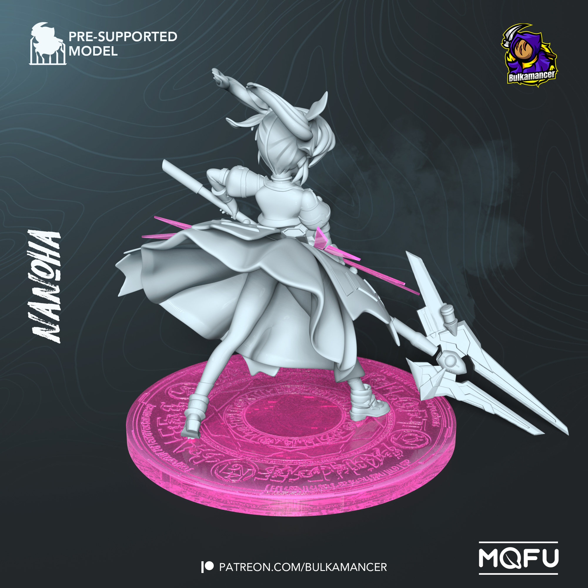 Magical Girl Lyrical Nanoha Nanoha Takamachi Action Figure